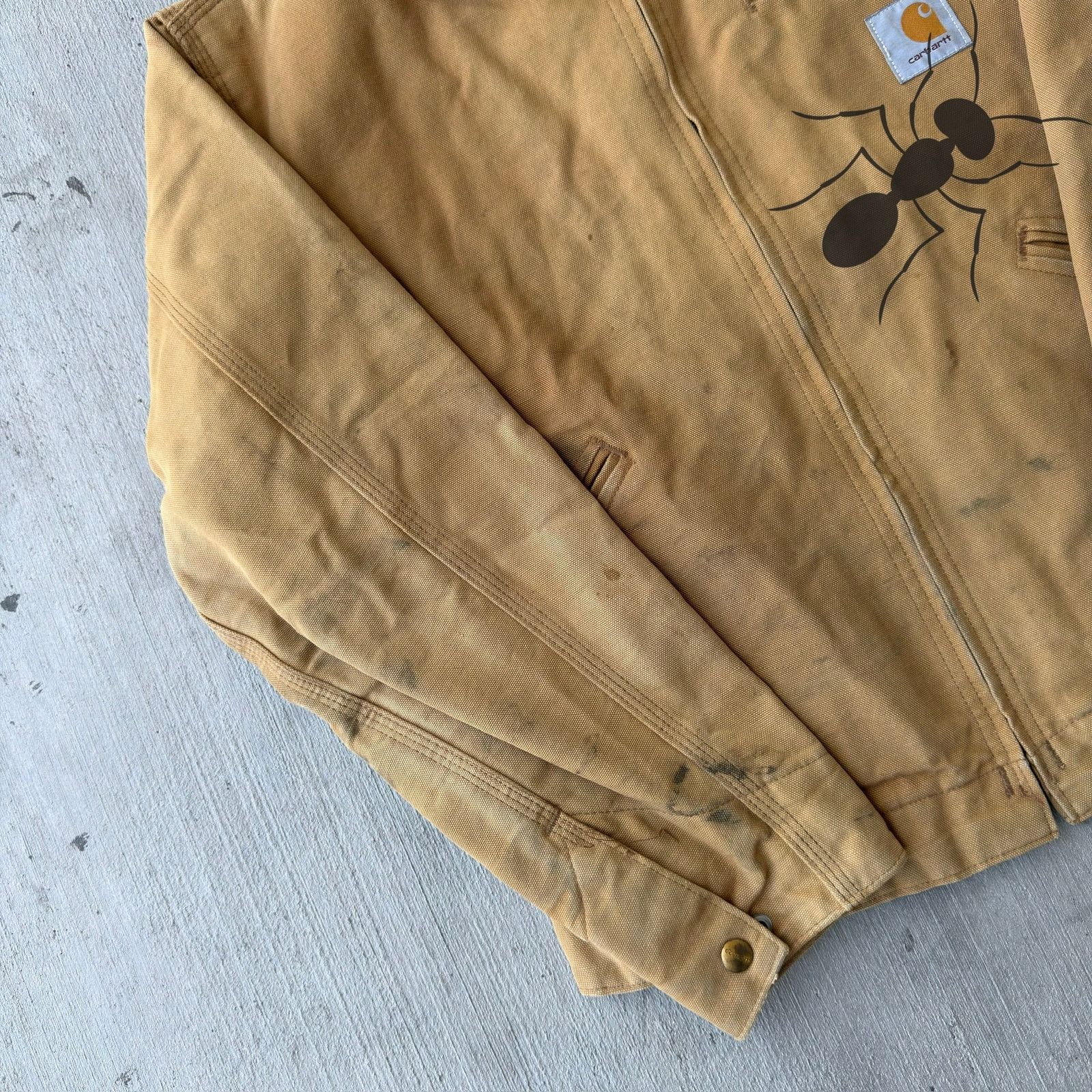 Carhartt × Vintage Carhartt faded brown detroit work wear jacket Size US S / EU 44-46 / 1 - 3 Thumbnail