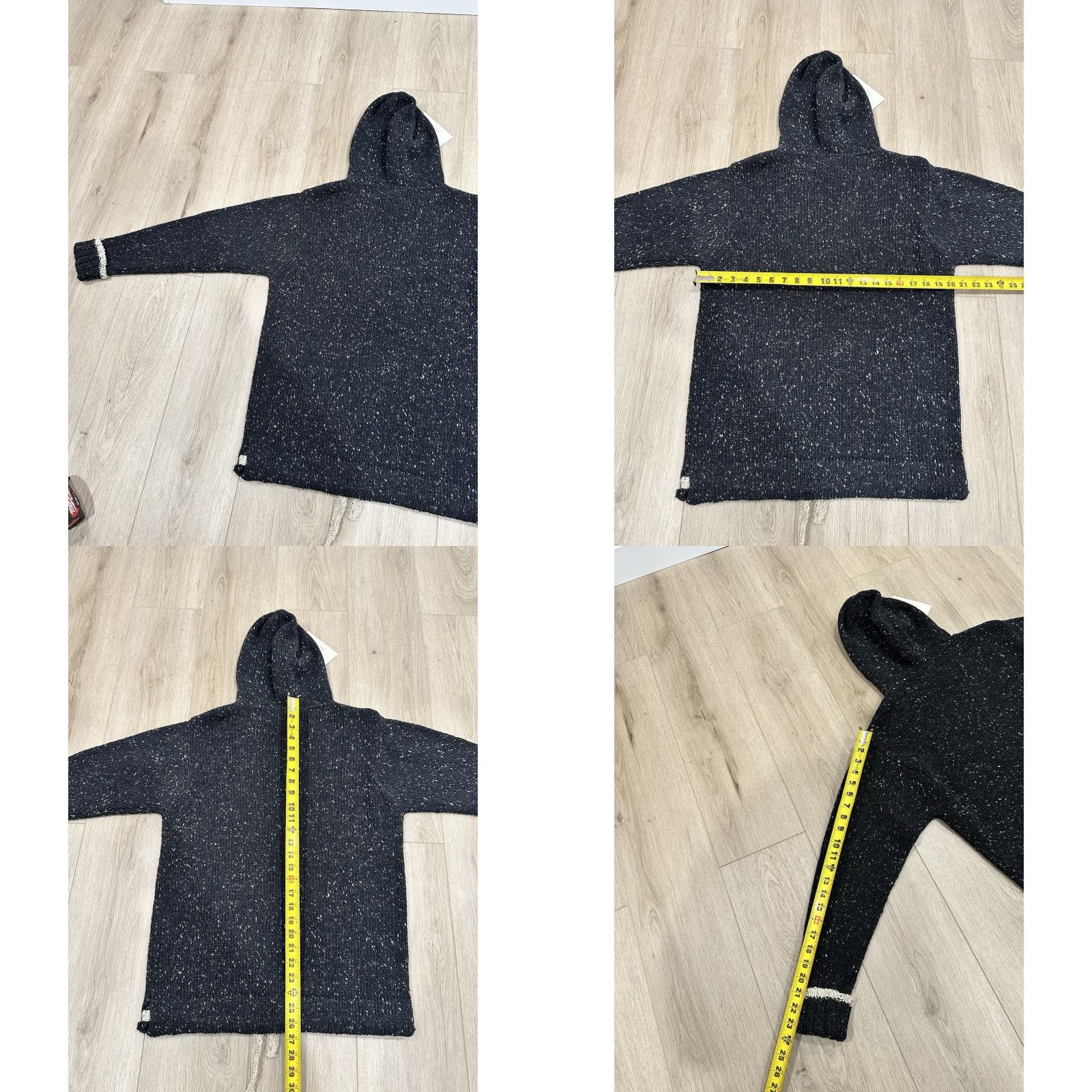 KangaROOS NWT ARAN Long Sleeve Kangaroo Pocket Hooded Knit Sweater Grey Men's Sz Medium Size US M / EU 48-50 / 2 - 9 Thumbnail