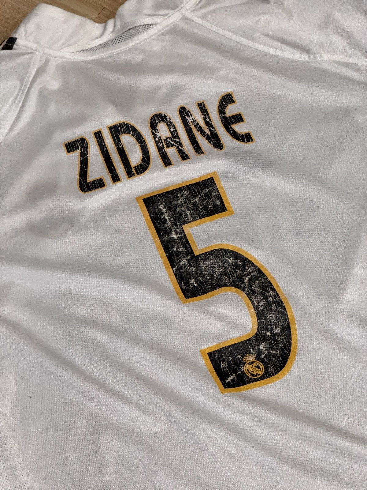 UEFA Real Madrid Zidane 2004/2005 Size US XL / EU 56 / 4 - 5 Thumbnail