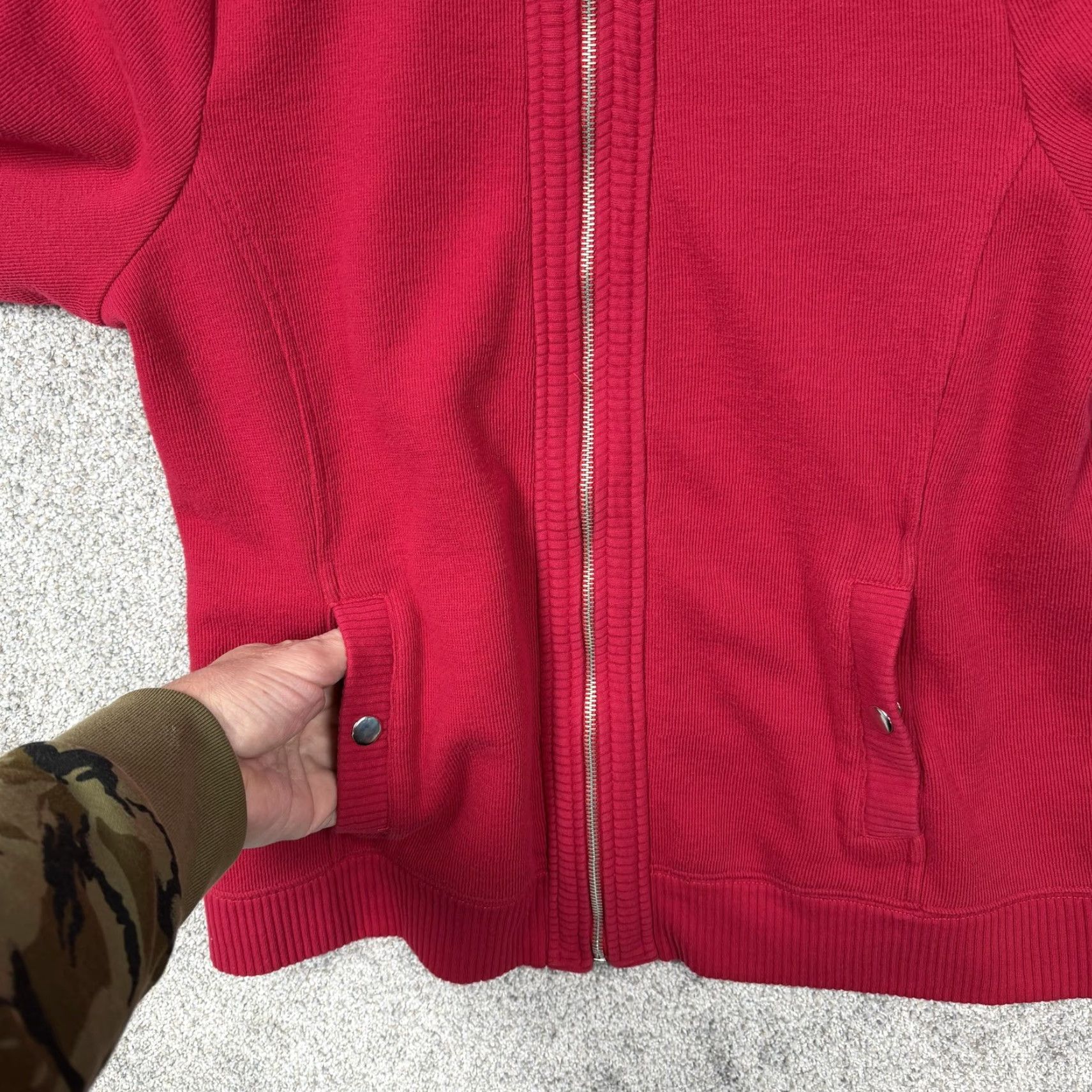 Vintage Studio Works Cardigan Sweater Womens PXL Petite Red Full Zip Coastal Grandmacore Shirt? Size XL / US 12-14 / IT 48-50 - 5 Thumbnail