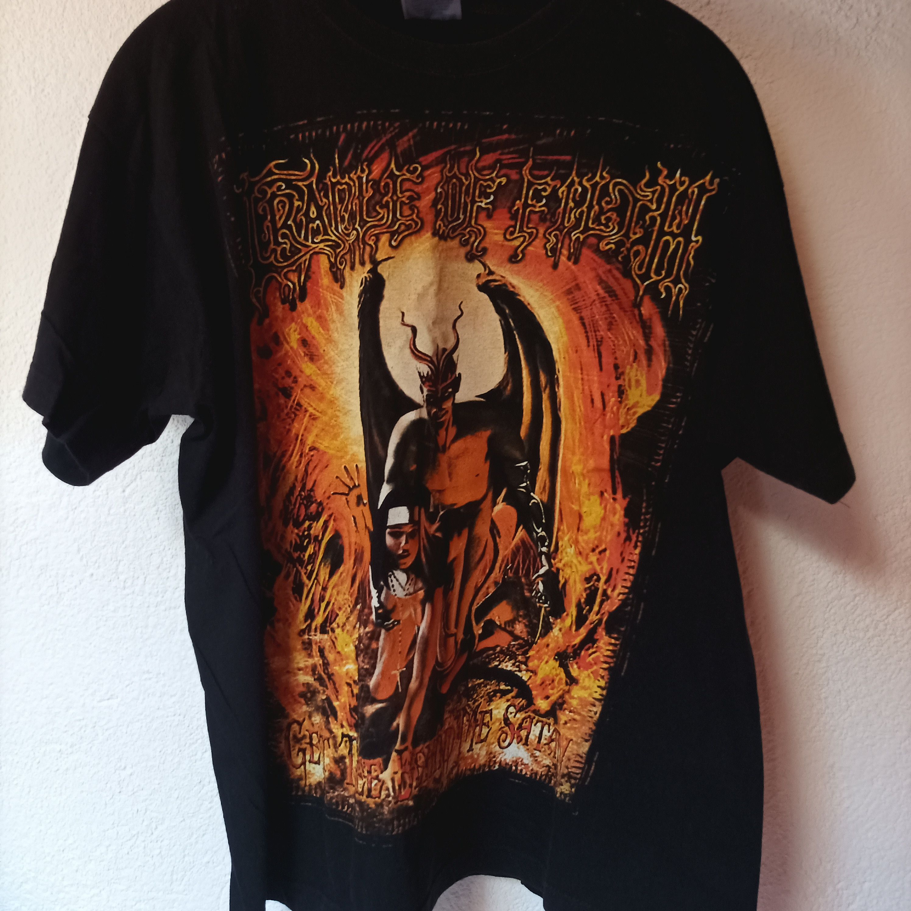Vintage Cradle Of Filth get behind Satan tee Size US L / EU 52-54 / 3 - 6 Thumbnail