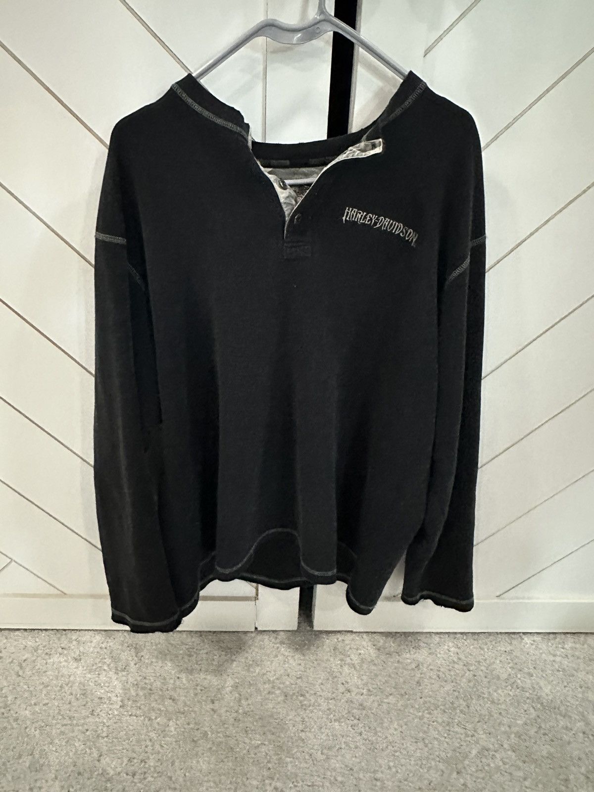 Harley Davidson × Vintage Harley Davidson longsleeve Size US L / EU 52-54 / 3 - 1 Thumbnail