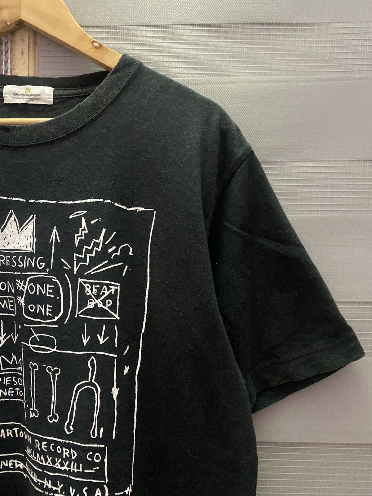 Jean-Michel Basquiat Vintage Jeans-Michel Basquiat Pop Art Mirror Prints Tshirt Size US L / EU 52-54 / 3 - 3 Thumbnail