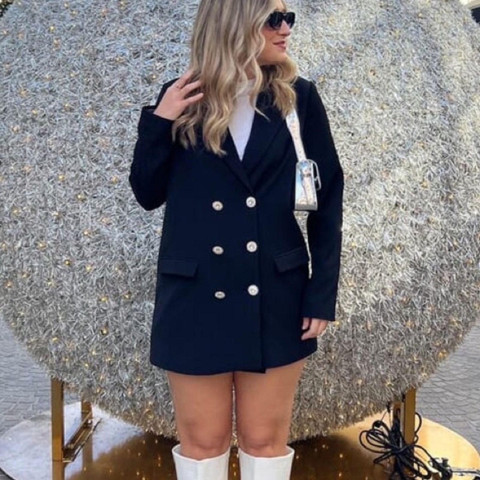 Show Me Your MuMu Show Me Your Mumu Bling Blazer Dress Size M (item #062) Size M / US 6-8 / IT 42-44 - 10 Thumbnail