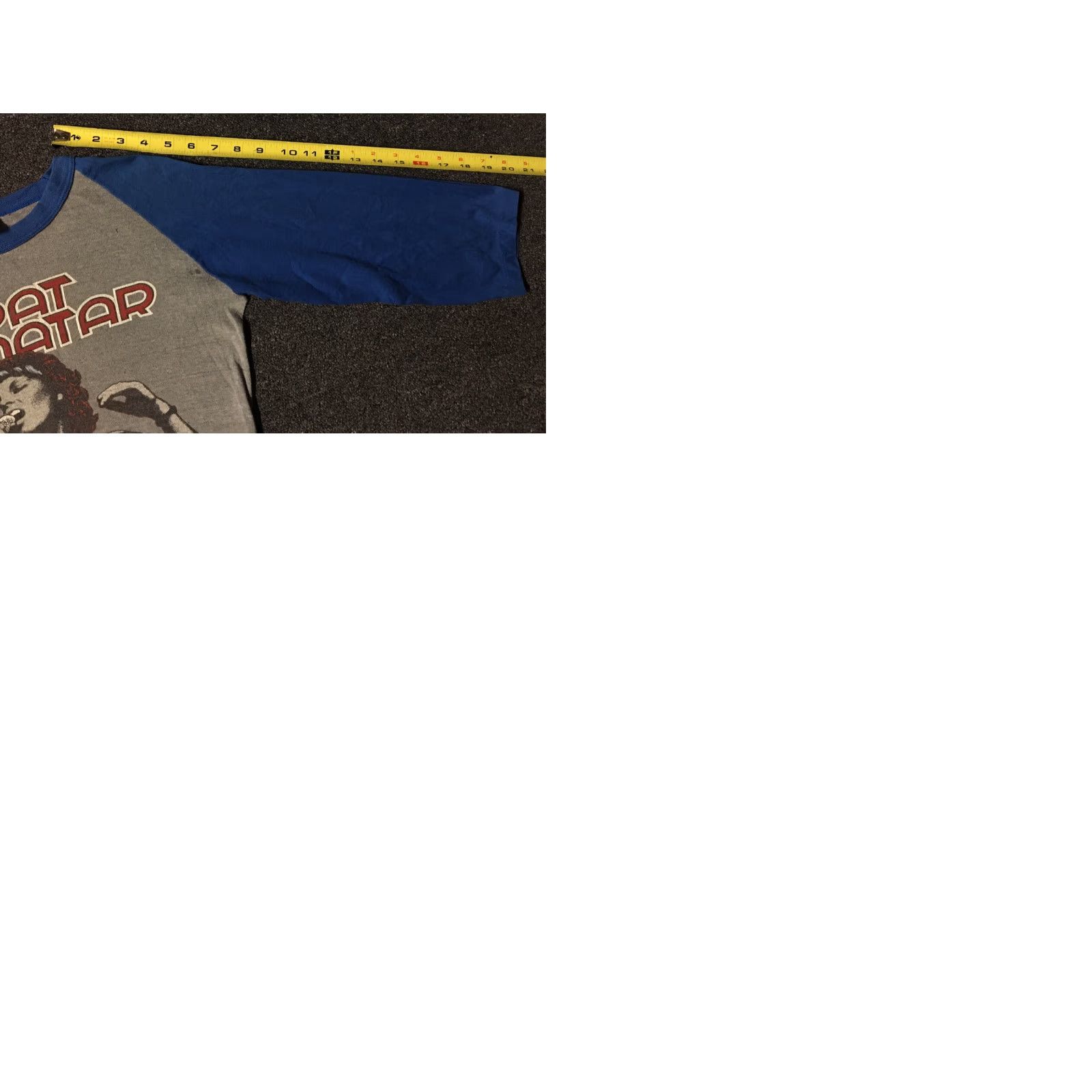 Vintage VINTAGE Pat Benatar Precious Time Tour Shirt S M Concert Rock Graphic Tee Raglan Blue/Gray 1981 The Knits Men Rock N Roll 80s Size US S / EU 44-46 / 1 - 9 Thumbnail