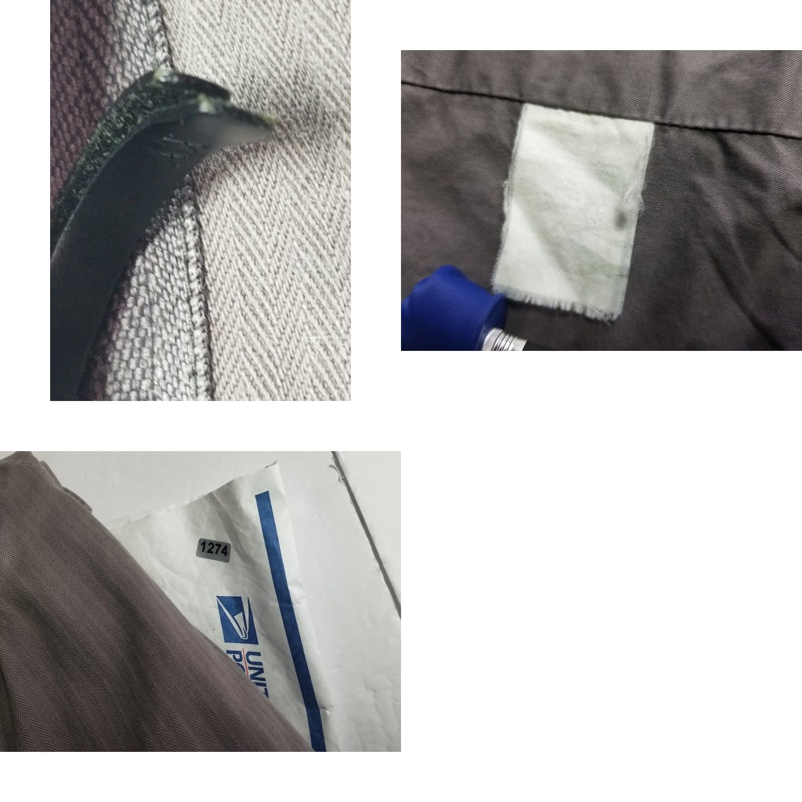 Armani Exchange AX Armani Exchange Denim Jacket Gray Zip Up Utility Jacket Size M Men's Bomber Jacket Casual Pockets All Seasons Mid-Length Canvas Cotton Gray Size US M / EU 48-50 / 2 - 9 Thumbnail