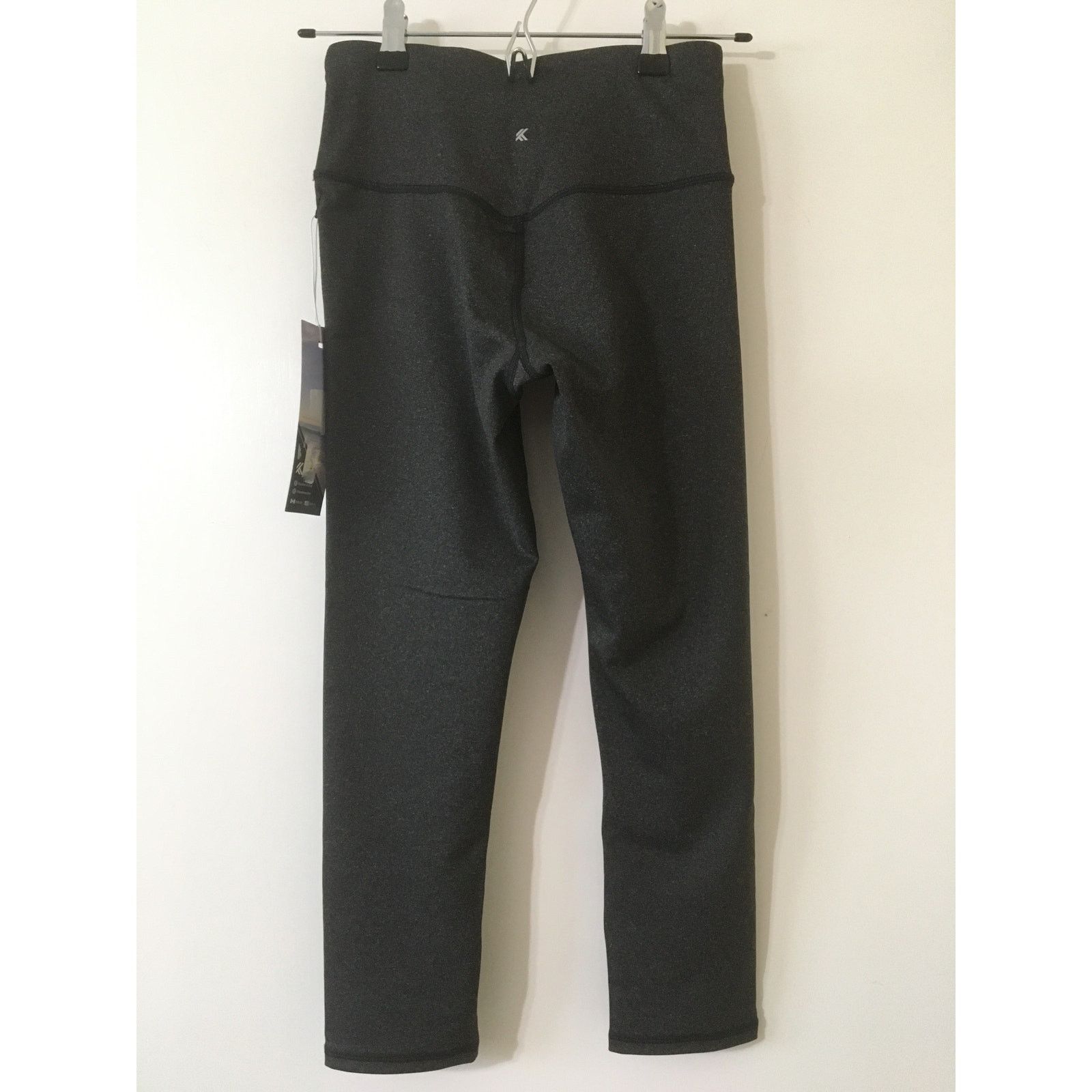 Kyodan NWT Kyodan Access XS Gray Capri Leggings Yoga Pants Pocket Size 22" - 4 Thumbnail