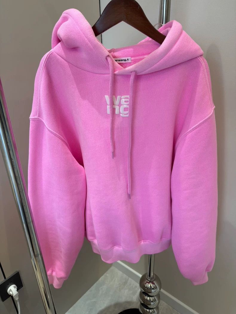 Alexander Wang Alexander Wang Pink Fleece Hoodie S- Size S / US 4 / IT 40 - 1 Thumbnail