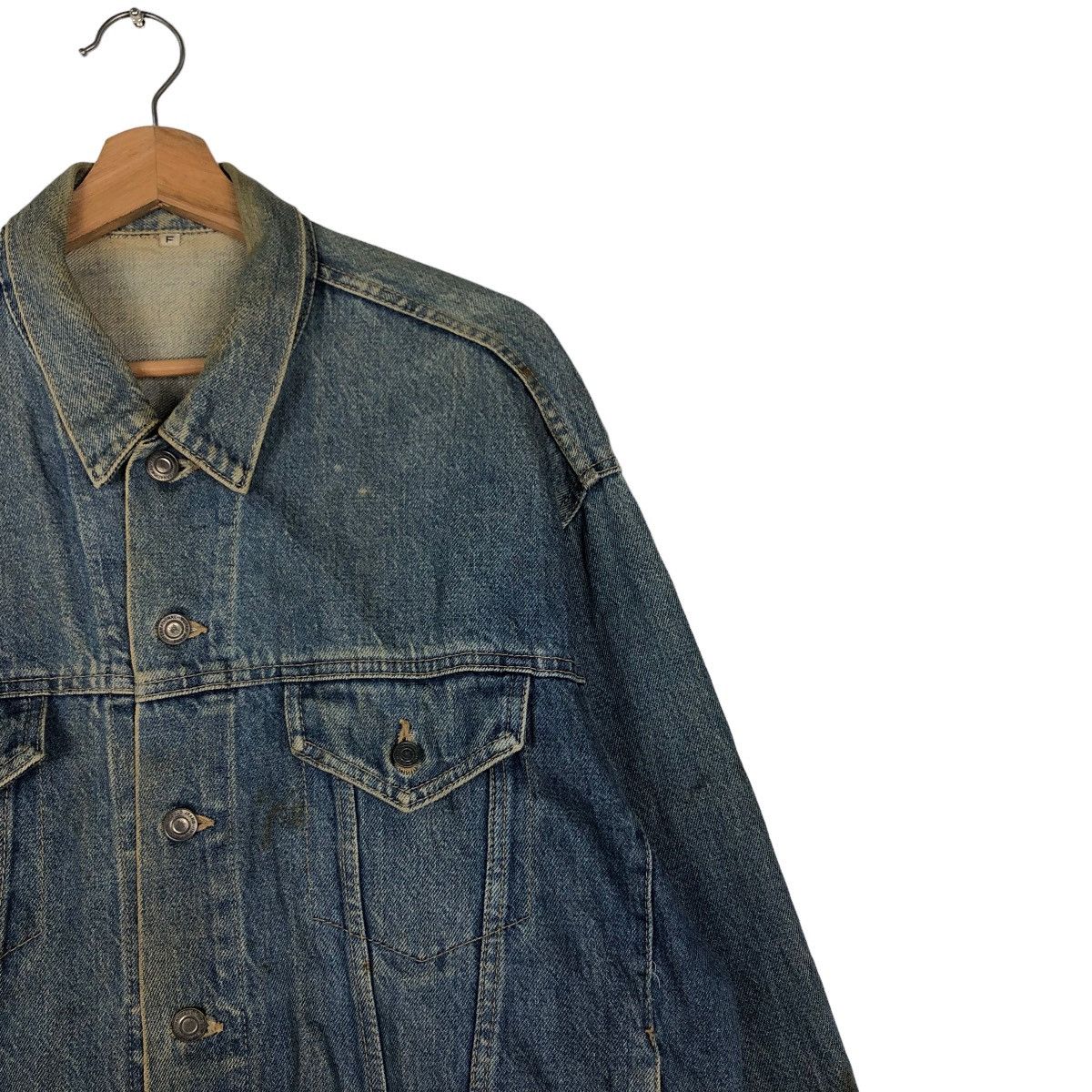 Japanese Brand 🔥Vintage Trucker Denim Jacket Biker Japan Issey Miyake Size US M / EU 48-50 / 2 - 6 Thumbnail