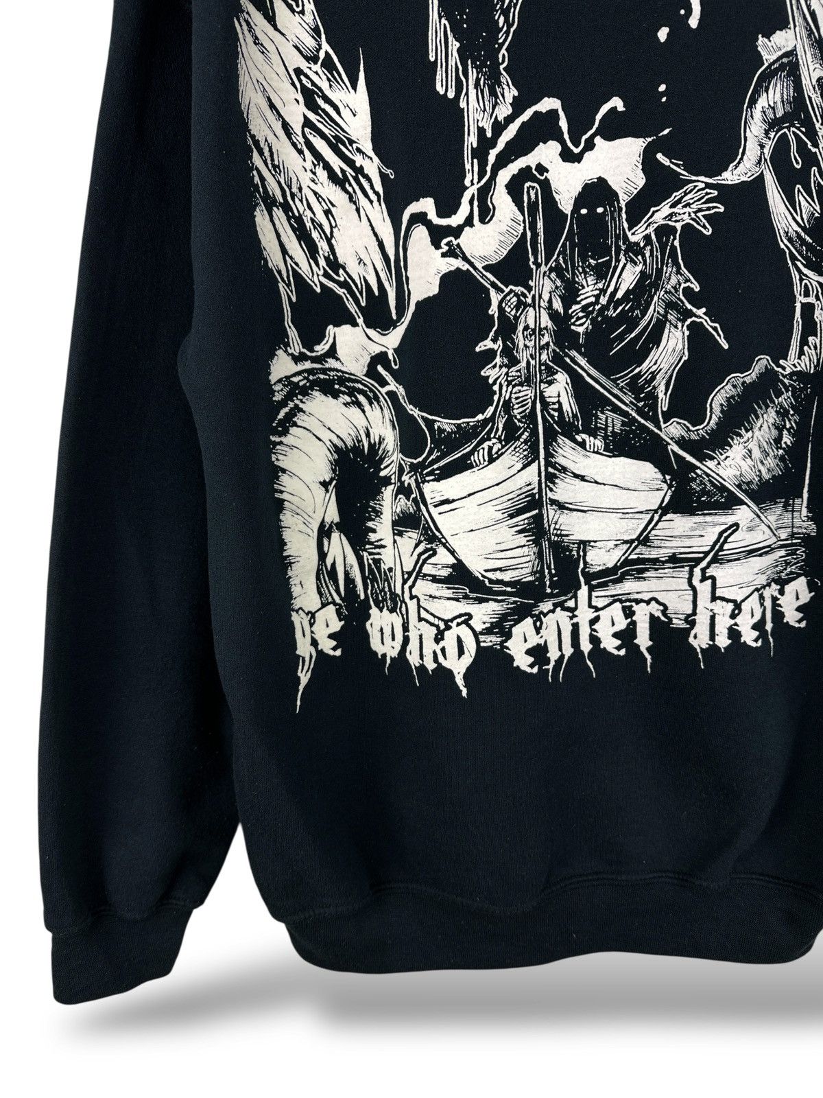 Band Tees Triverse Massacre Abandon All Hope Ye Who Enter Here Hoodie Size US M / EU 48-50 / 2 - 5 Thumbnail