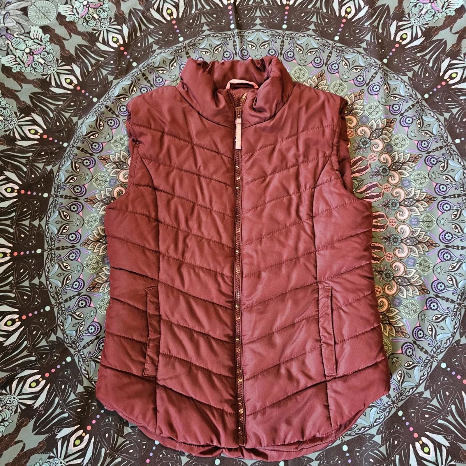 Aeropostale Aeropostale Women's Burgundy Vest Size M / US 6-8 / IT 42-44 - 1 Thumbnail