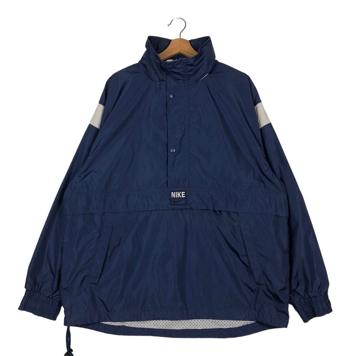 Nike × Vintage Nike Center Swoosh Anorak Windbreaker Jacket | Grailed