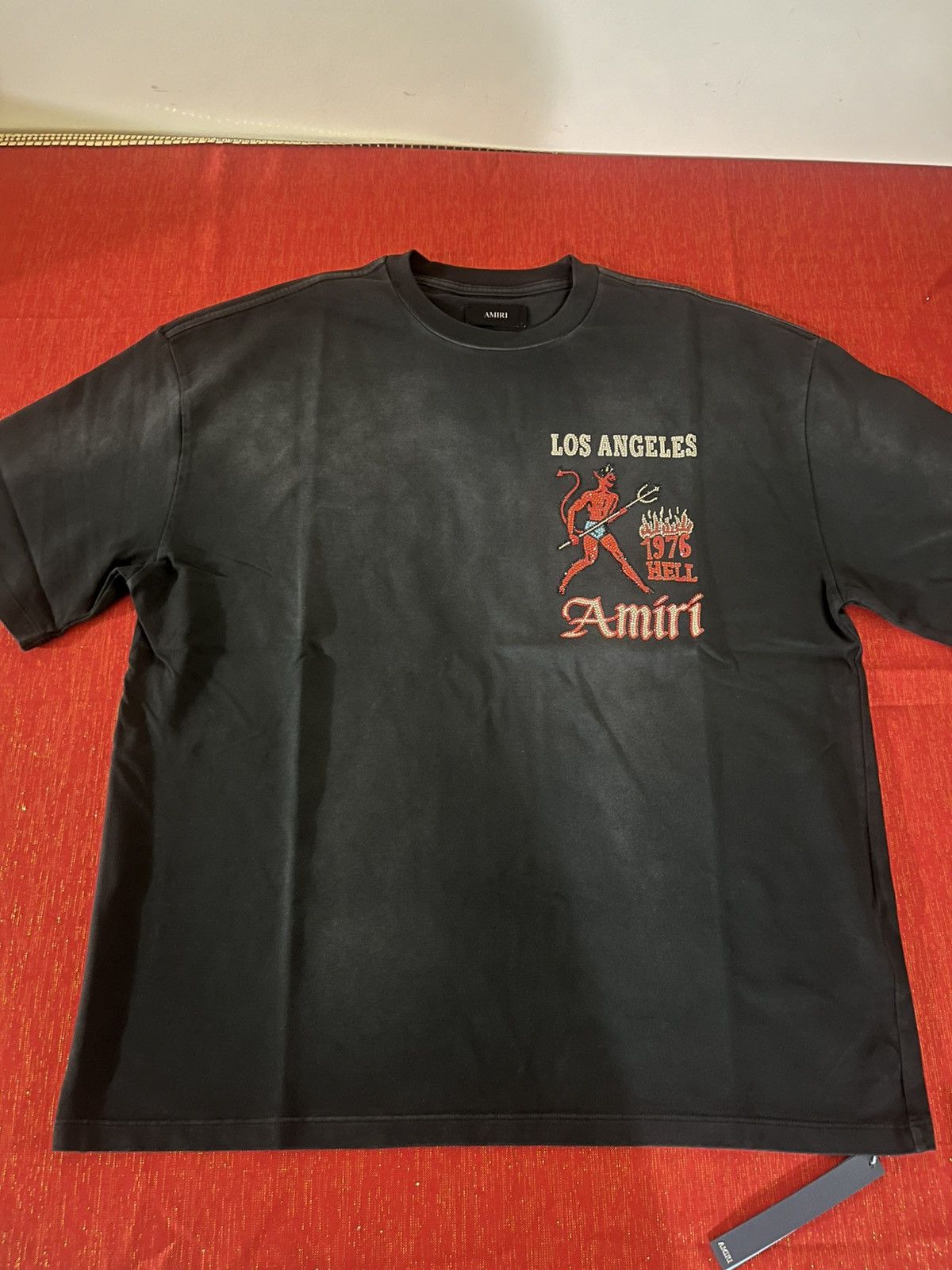 Amiri Amiri Crystal Sinners Tee Sz Large Size US L / EU 52-54 / 3 - 12 Thumbnail