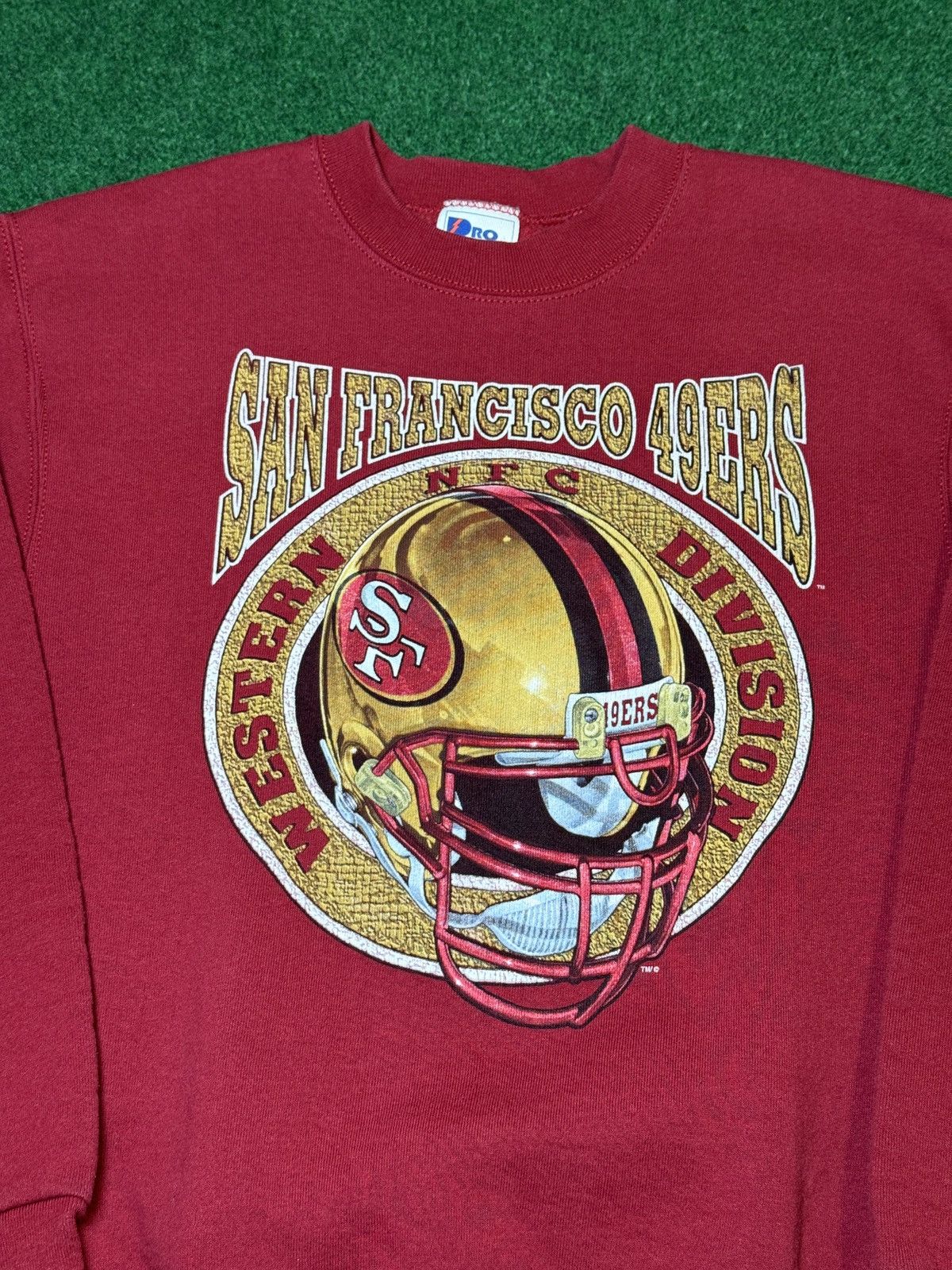 Nutmeg × Pro Player × Vintage Vtg 90s San Francisco 49ers Retro NFL Crewneck Sweatshirt Size US M / EU 48-50 / 2 - 2 Thumbnail