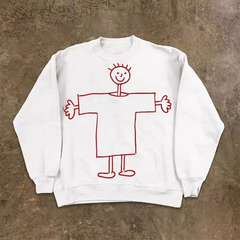 Japanese Brand Casual Retro Street Style Boy Print Sweatshirt Size US M / EU 48-50 / 2 - 1 Thumbnail