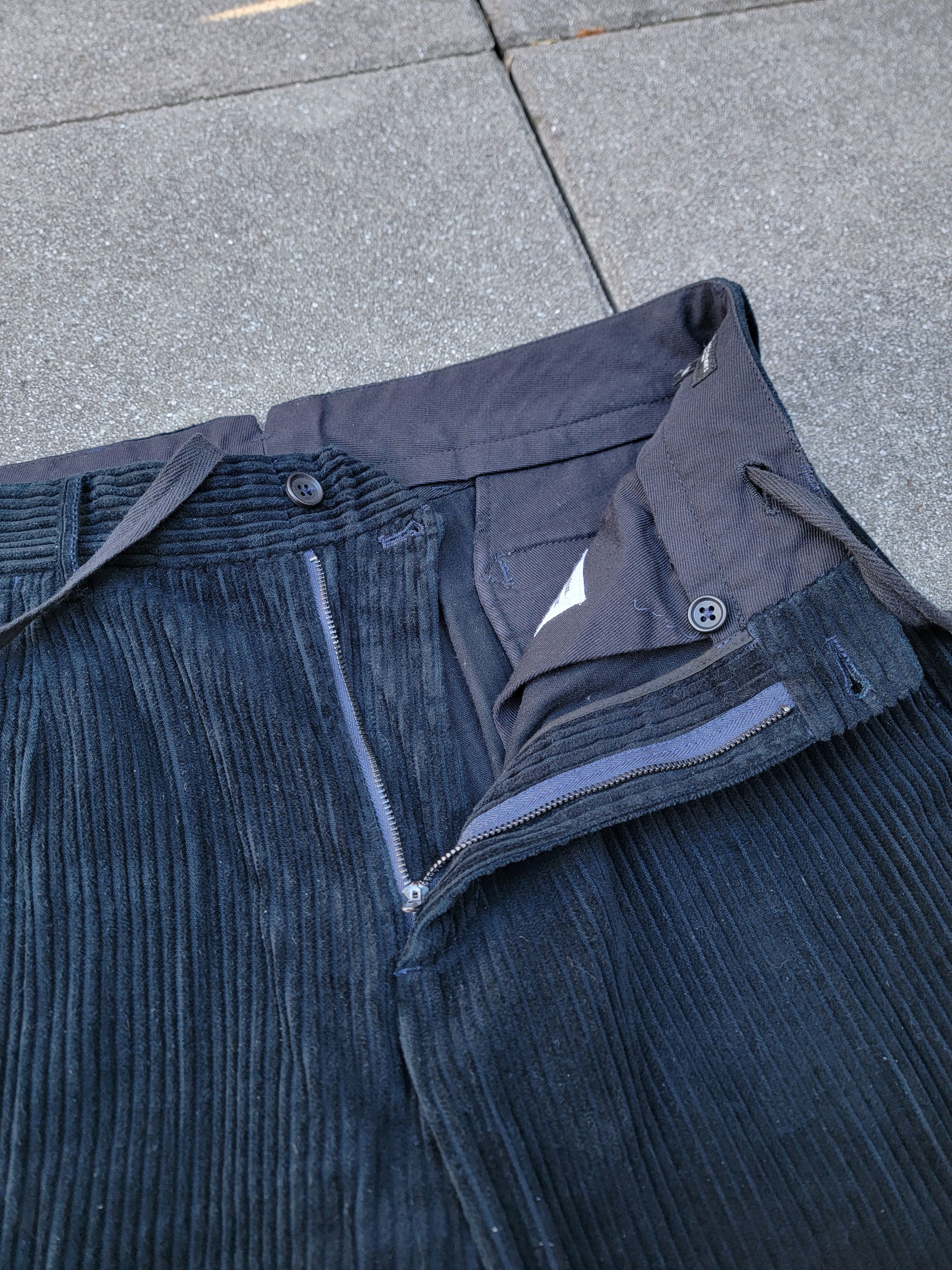 Engineered Garments Andover Pant Dark Navy Cotton 4.5W Corduroy Size US 34 / EU 50 - 3 Thumbnail