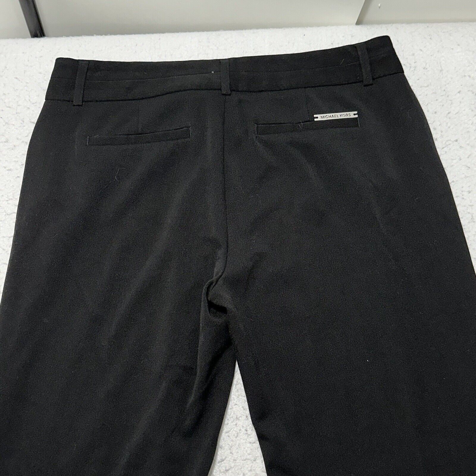 Other Michael Kors 6 Black Straight Leg Dress Pants 33x32 Size 28" / US 6 / IT 42 - 8 Thumbnail