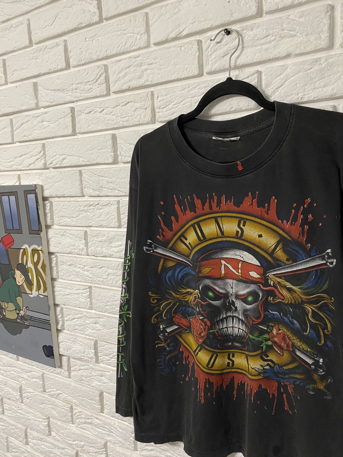 Band Tees × Guns N' Roses × Vintage Vintage Guns n roses longsleeve T-shirt all over print Size US M / EU 48-50 / 2 - 2 Thumbnail