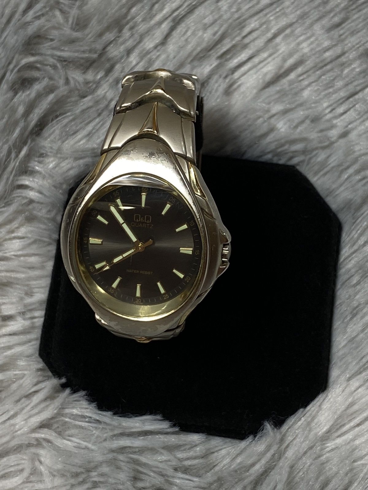 Japanese Brand × Vintage Rare ❗️ Gold Q&Q Quartz Watch | Japanese Brand Size ONE SIZE - 7 Thumbnail