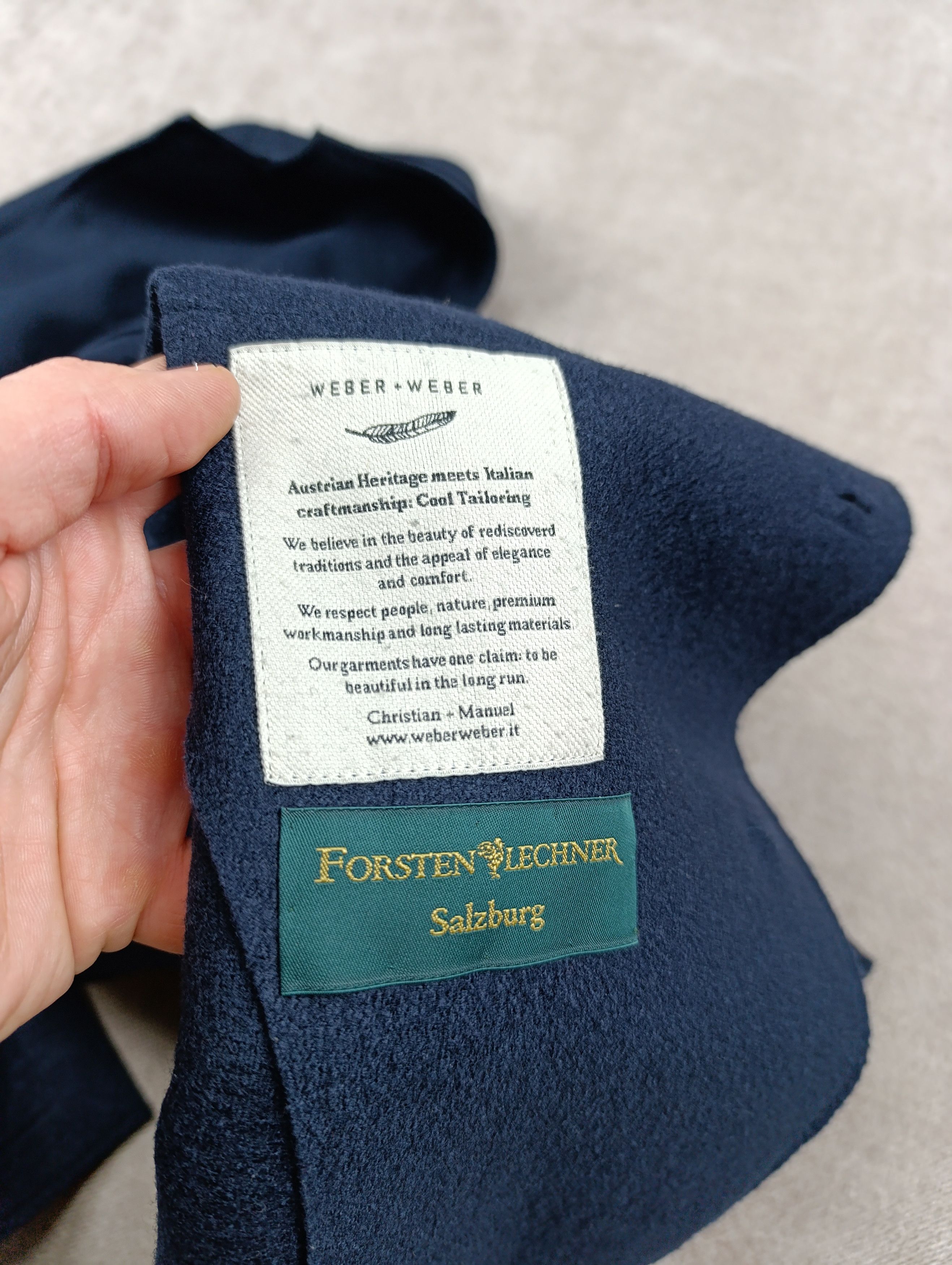 Weber WW WEBER+WEBER SARTORIA MENS TRAVEL BLAZER Size 48R - 20 Thumbnail