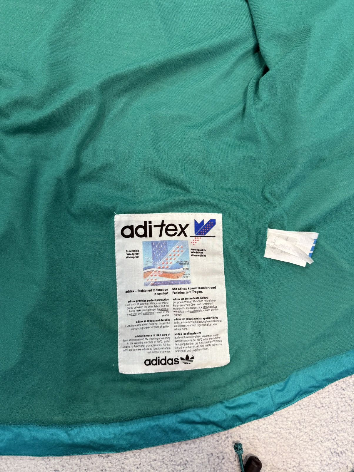 Adidas Vintage Adidas Equipment Aditex Jacket Men M Made In France Size US M / EU 48-50 / 2 - 11 Thumbnail