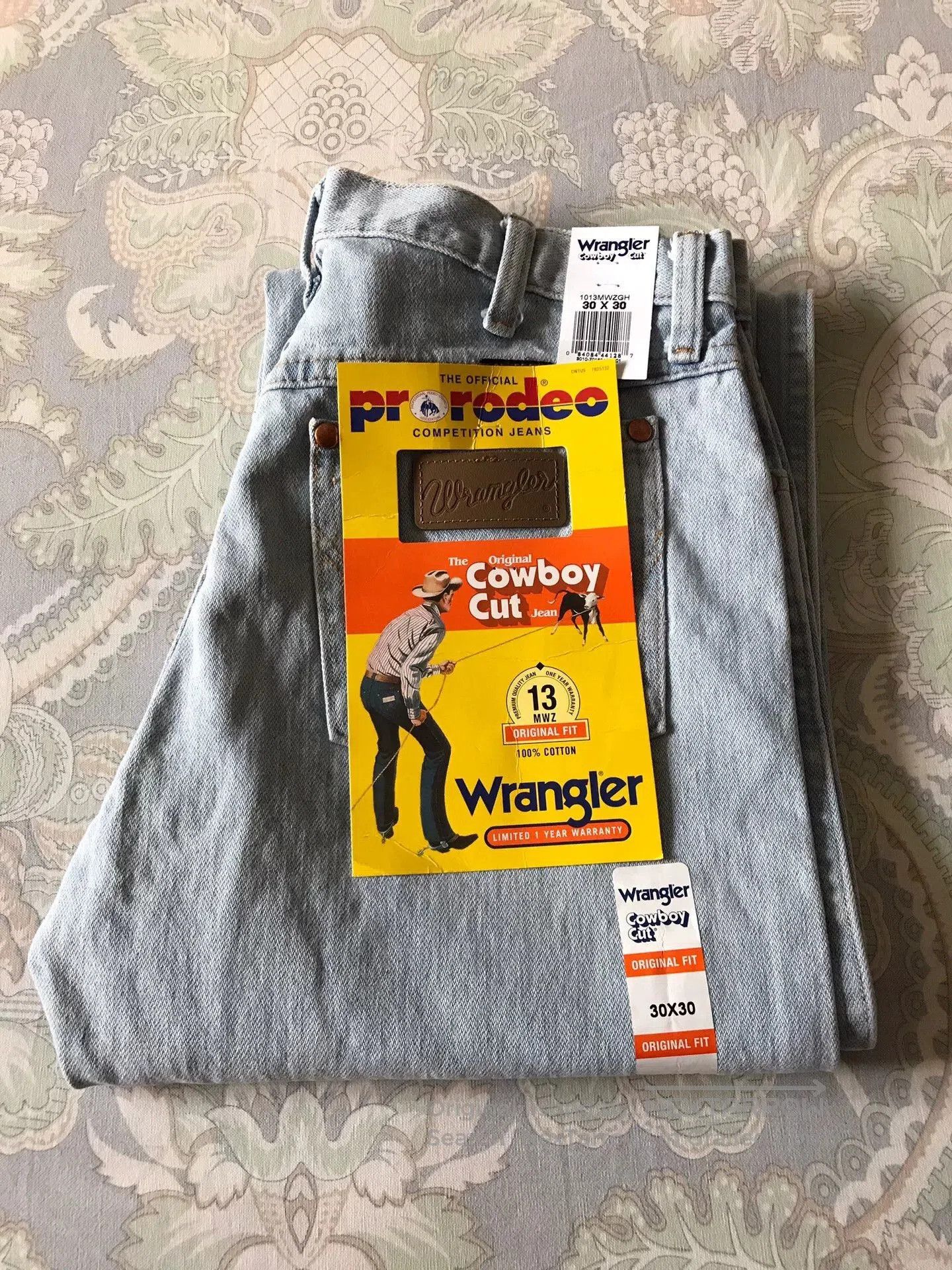 Wrangler Wrangler 13MWZ Light Blue Jeans W30L30. Size US 30 / EU 46 - 1 Thumbnail