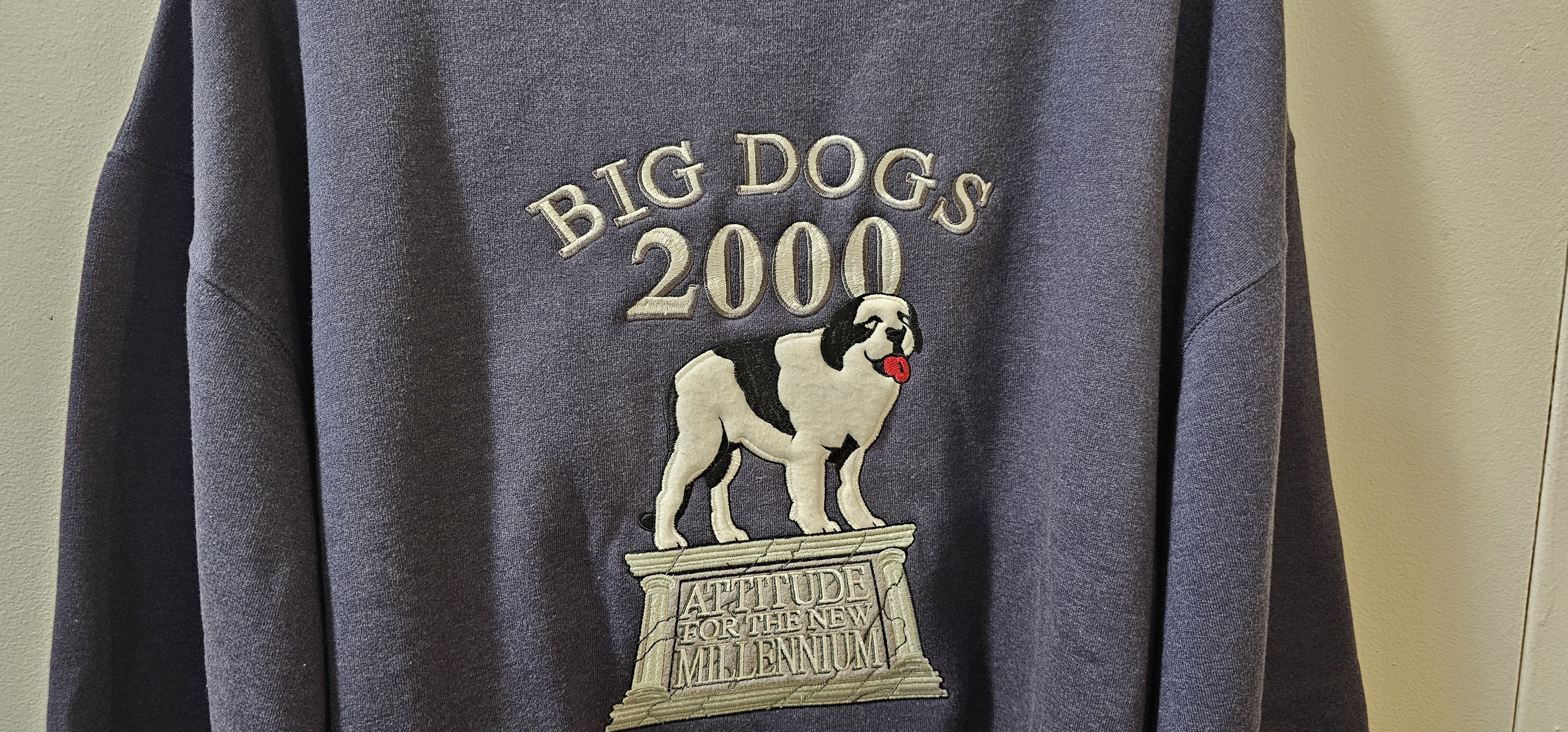 Big Dogs Vintage Big Dogs 2000 Fleece Sweatshirt Size Medium Size US M / EU 48-50 / 2 - 4 Thumbnail