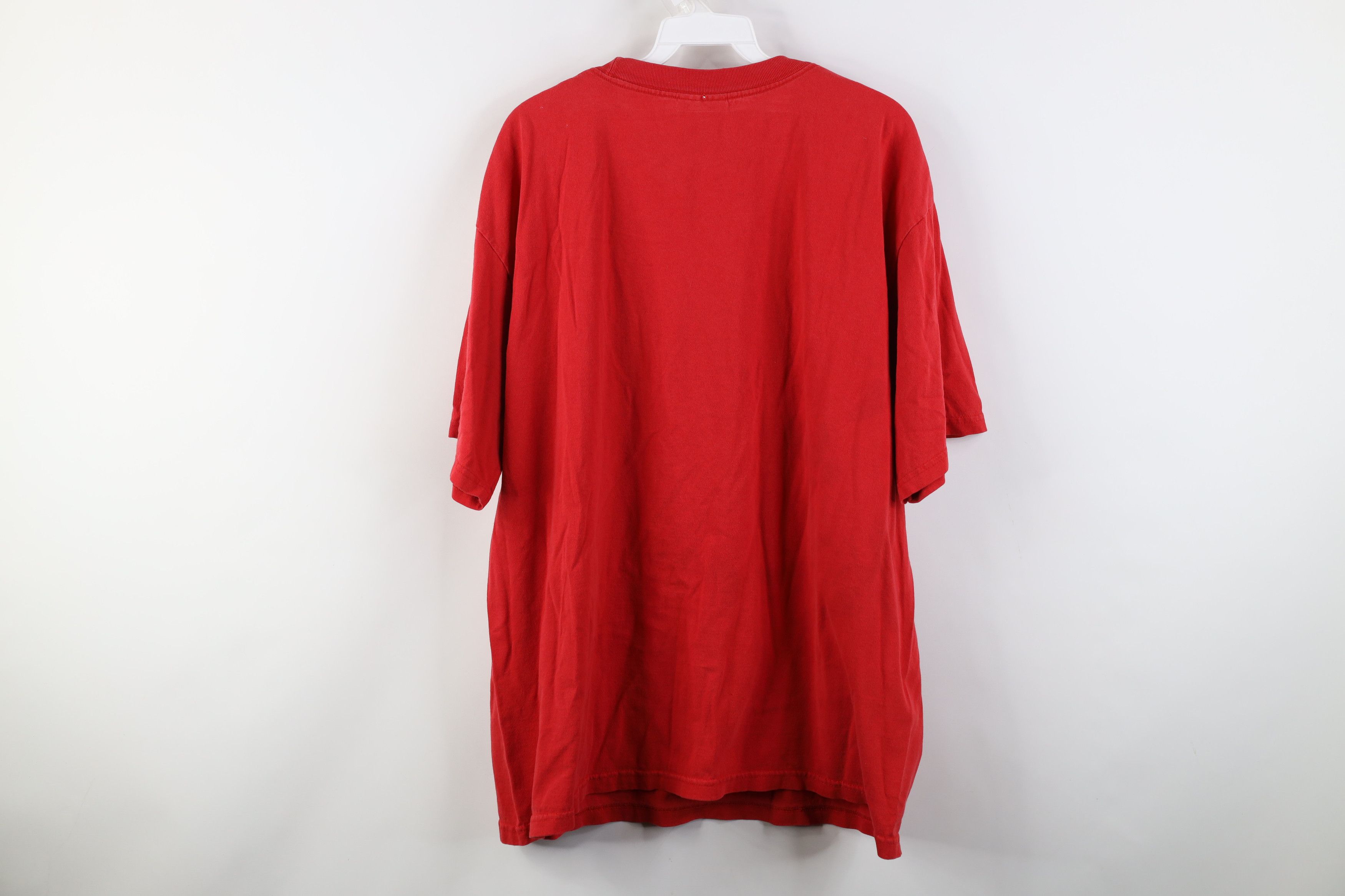 Vintage Vintage 90s Spell Detroit Red Wings Hockey T-Shirt Cotton Size US XL / EU 56 / 4 - 15 Thumbnail