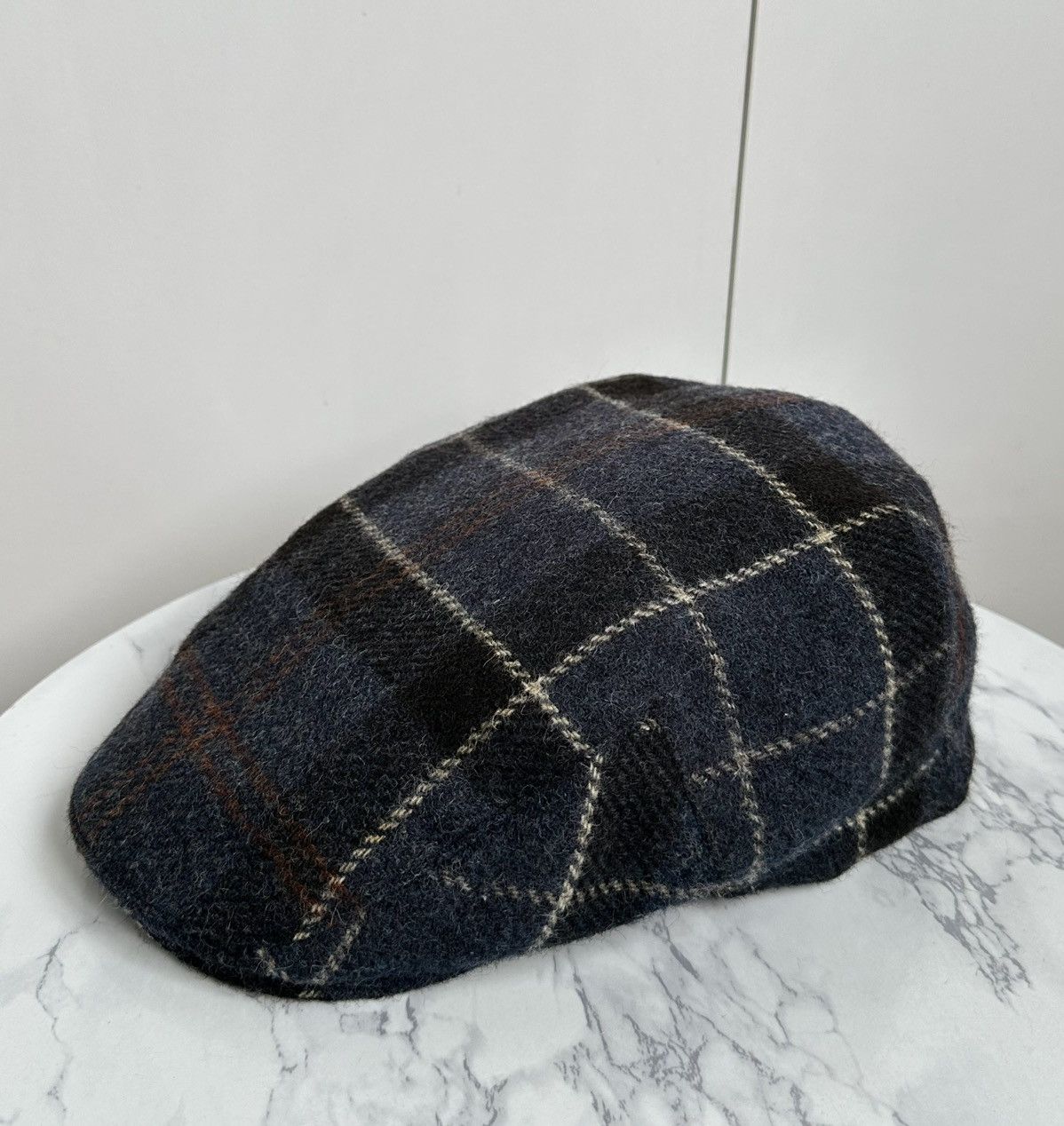 Barbour Barbour Moon Tweed Wool Check Flat Cap Hat Size L-XL Size ONE SIZE - 3 Thumbnail