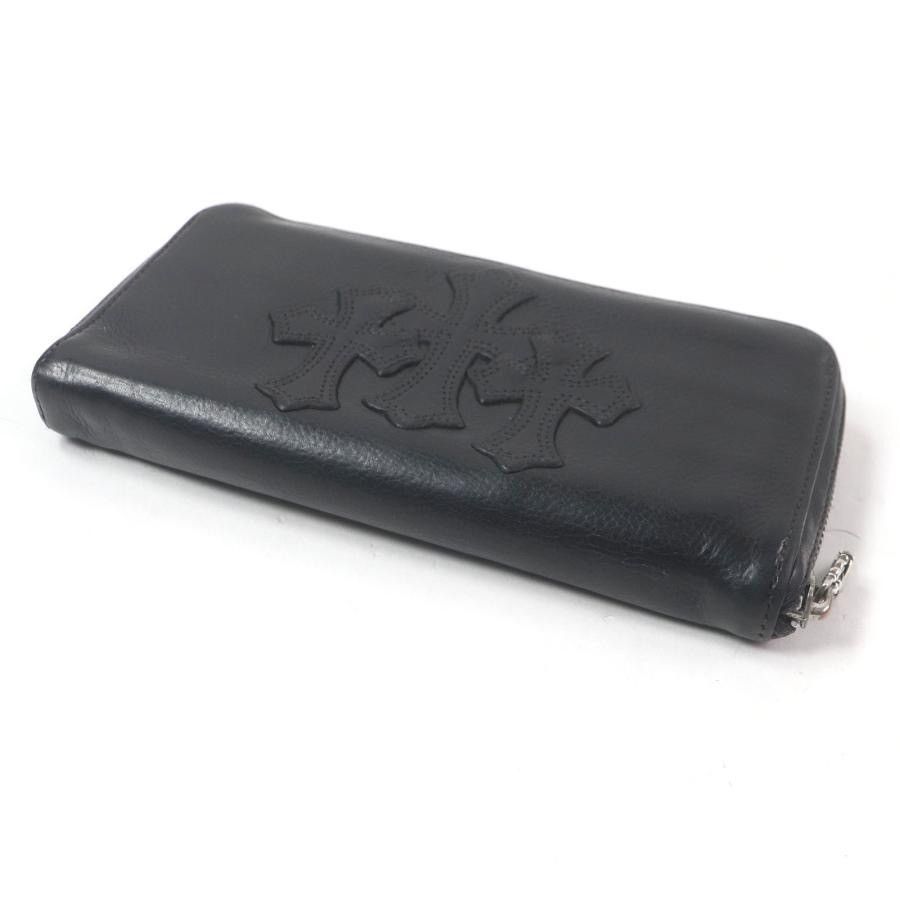 Chrome Hearts Chrome Hearts cemetery cross leather patch QUILTED wallet Size ONE SIZE - 4 Thumbnail