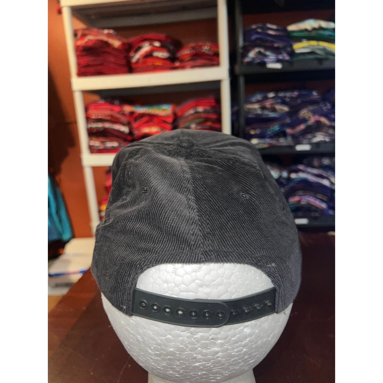 Vintage Vintage John Morrell Hat Corduroy Black Snapback Headwear Size ONE SIZE - 4 Thumbnail