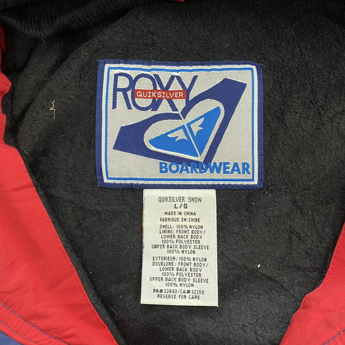 Quiksilver ROXY BOARDWEAR QUIKSILVER Surfwear Multi Color Hooded Bomber Size L / US 10 / IT 46 - 6 Thumbnail