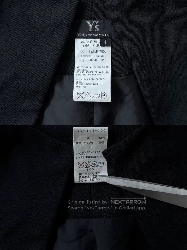 Yohji Yamamoto Yohji Yamamoto size 1 15AW Short Top Jacket Size S / US 4 / IT 40 - 4 Thumbnail