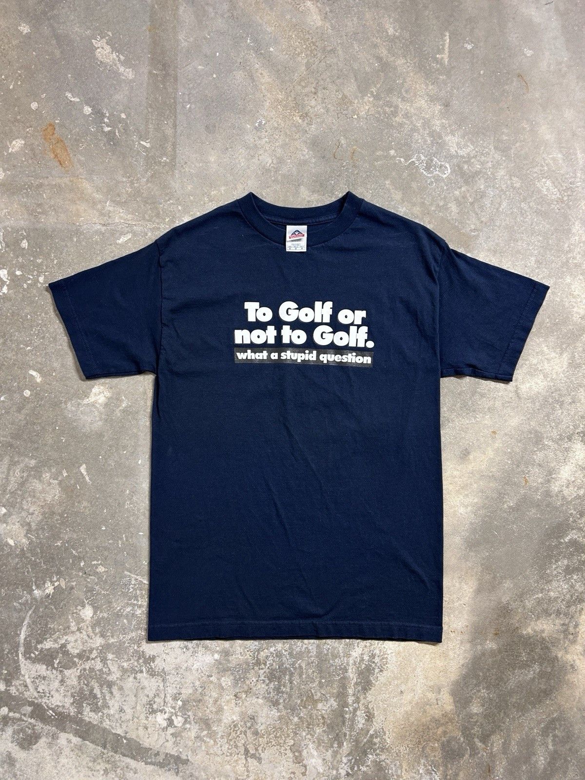 AAA Vintage Y2K To Golf Or Not To Golf Humor Tee Size Medium Size US M / EU 48-50 / 2 - 1 Thumbnail