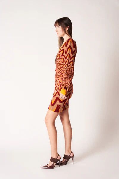 Marni o1y1025 Mini Dress in Multicolor Size S / US 4 / IT 40 - 3 Thumbnail