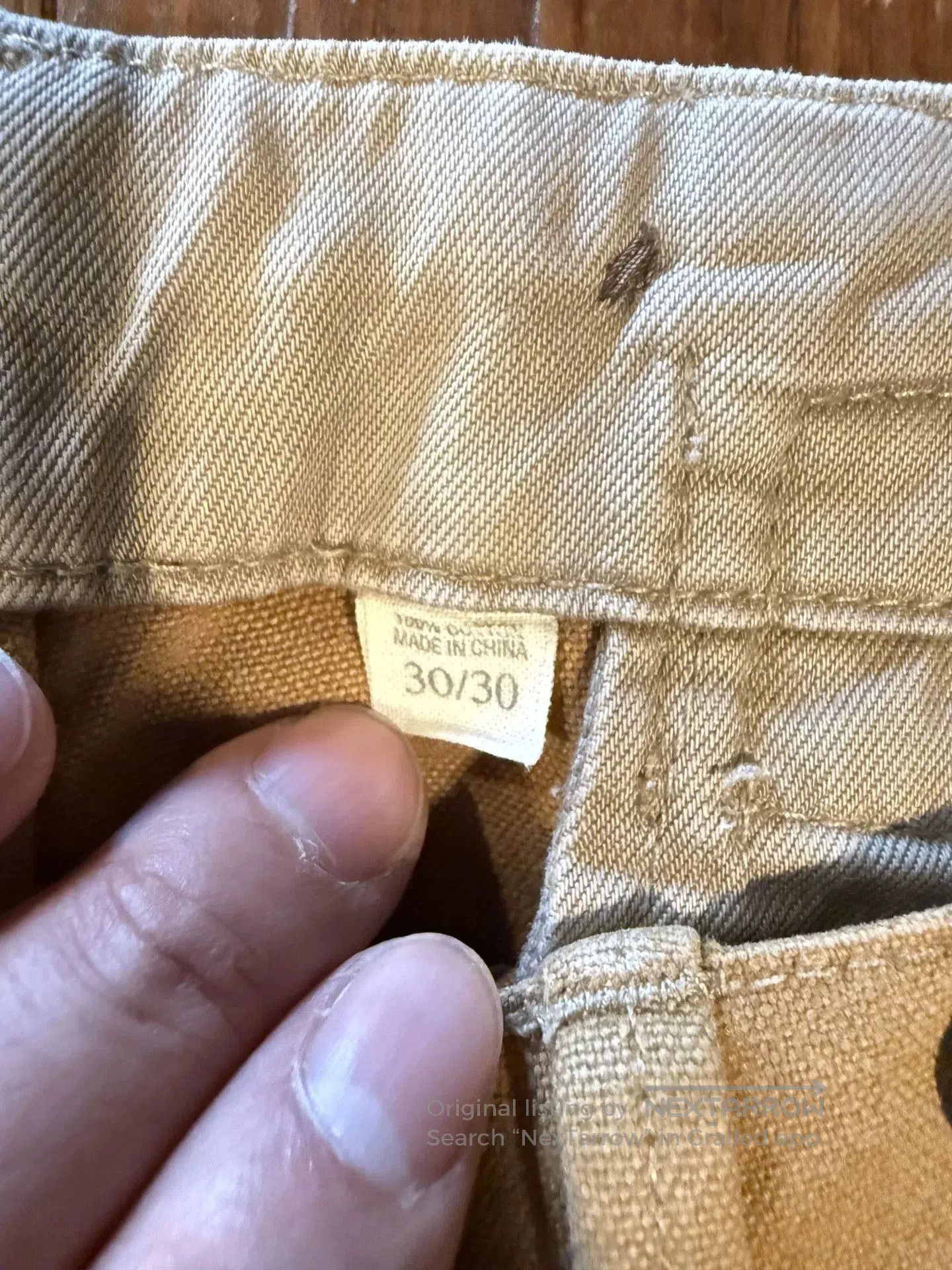 RRL Ralph Lauren RRL Khaki Casual Pants Size 30/30. Size US 30 / EU 46 - 4 Thumbnail