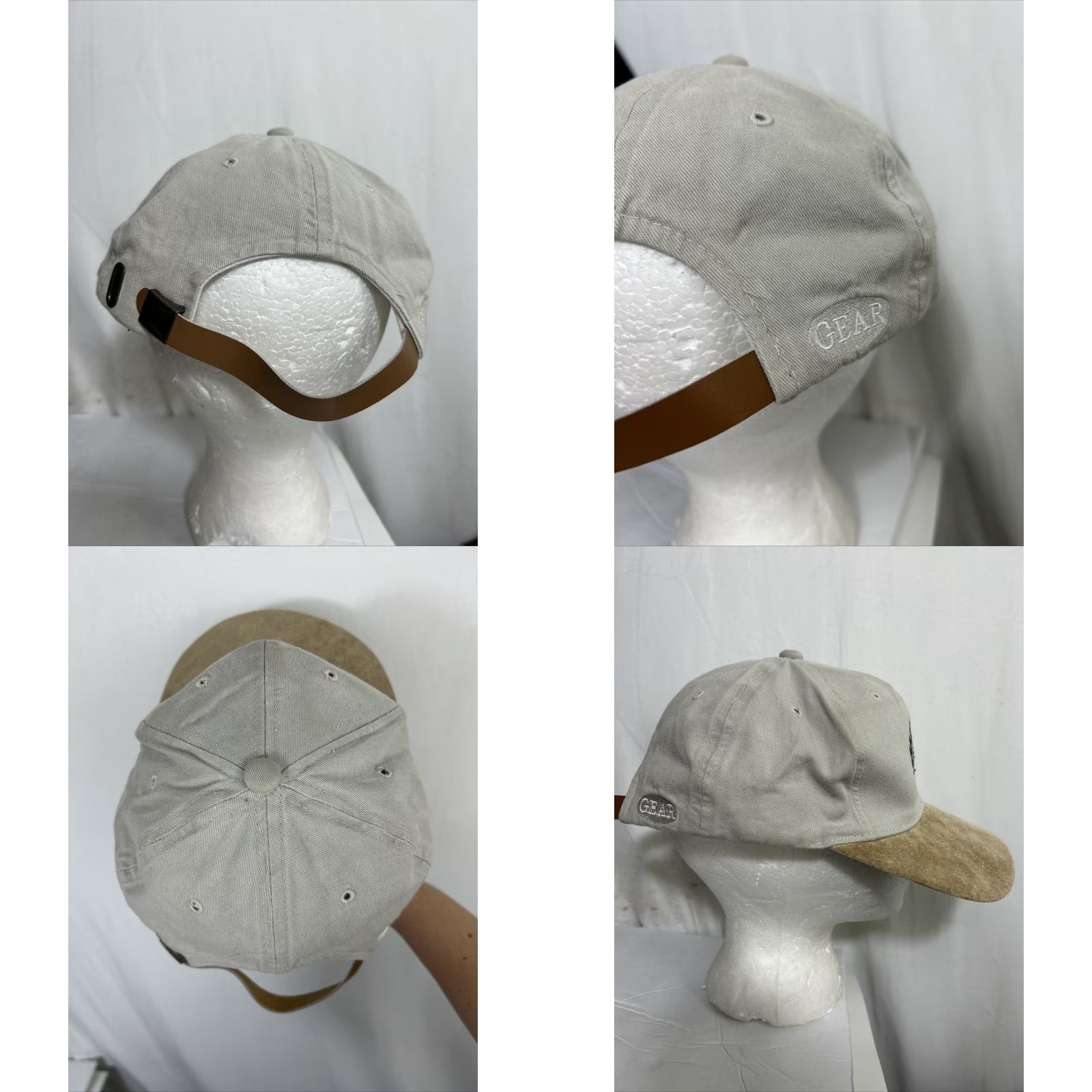 Vintage **Gear Bill Dr Pepper Strap Back Beige Hat** User: Gear Bill Dr Pepper Strap Back Beige Hat Size ONE SIZE - 8 Thumbnail