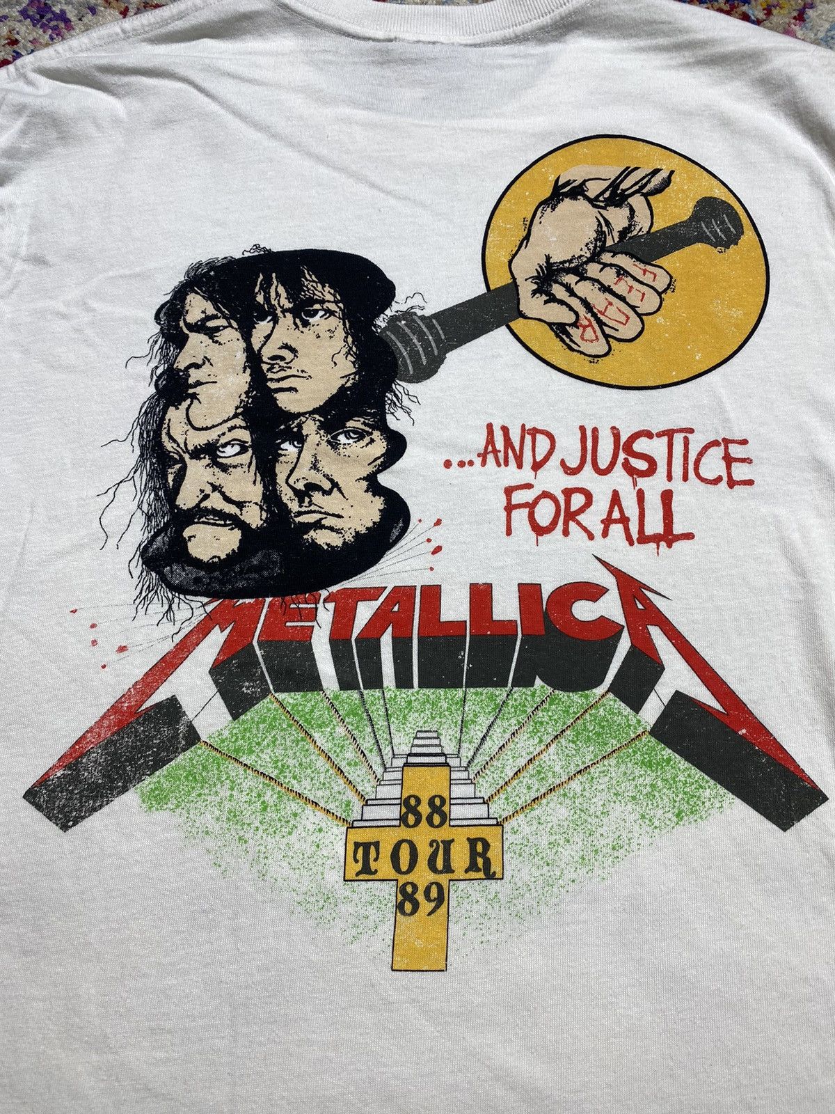 Band Tees Repro Metallica And Justice For All 1988 Tour Size US M / EU 48-50 / 2 - 6 Thumbnail