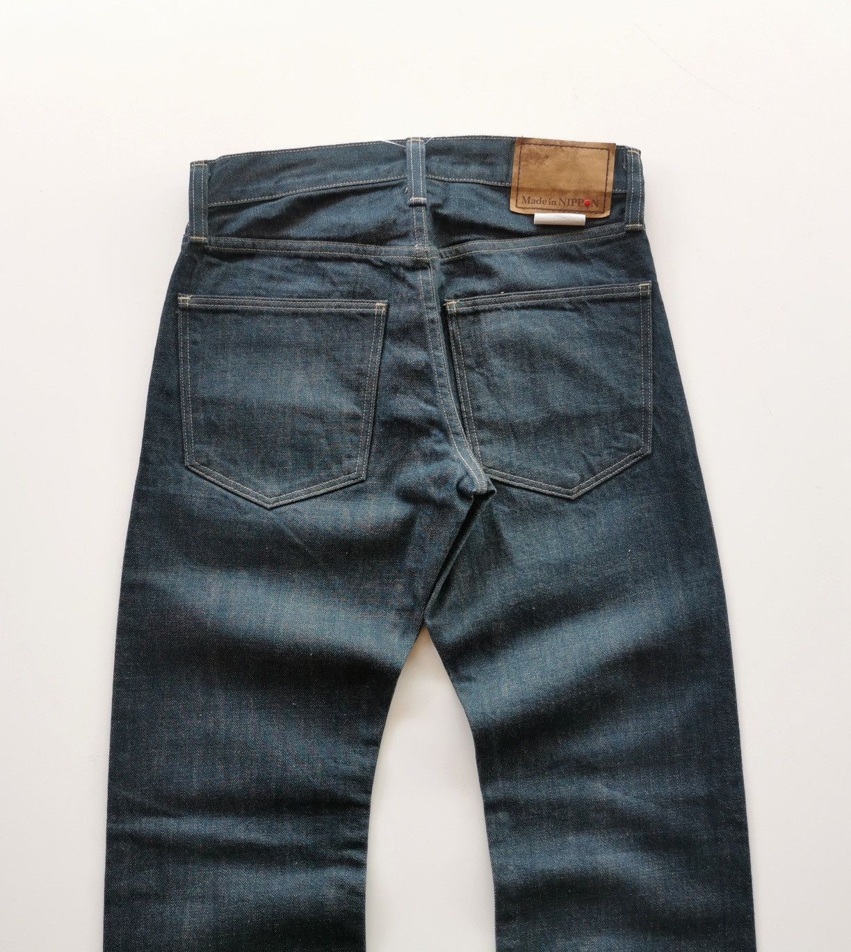 Japanese Brand Back Number Selvage Jeans (R1229224) Size US 28 / EU 44 - 4 Thumbnail