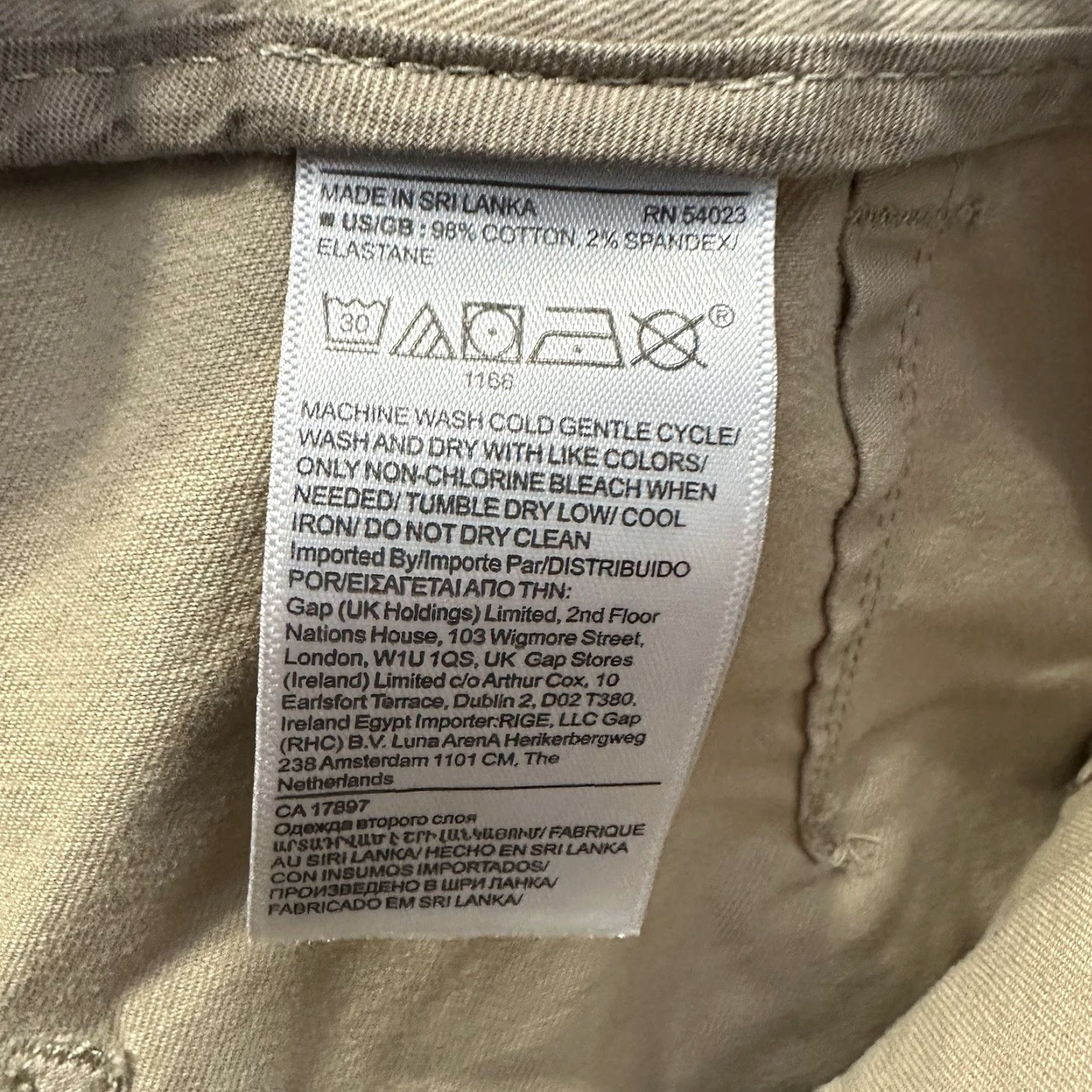 Banana Republic Banana Republic Pants Womens 10 Beige Relaxed Wide Barrel Leg Chino Pockets Vintage No Size 32" / US 10 / IT 46 - 7 Thumbnail