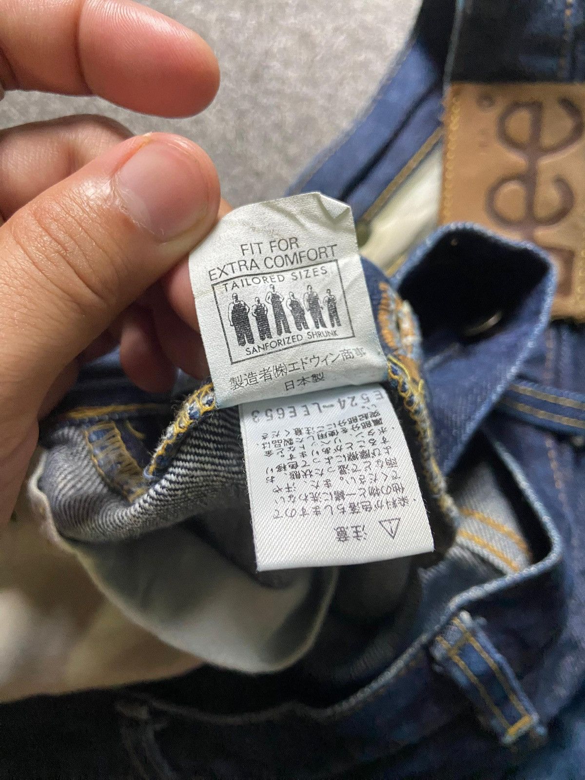 Lee Lee Riders Sanforized Denim Jeans (153) Size US 36 / EU 52 - 6 Thumbnail