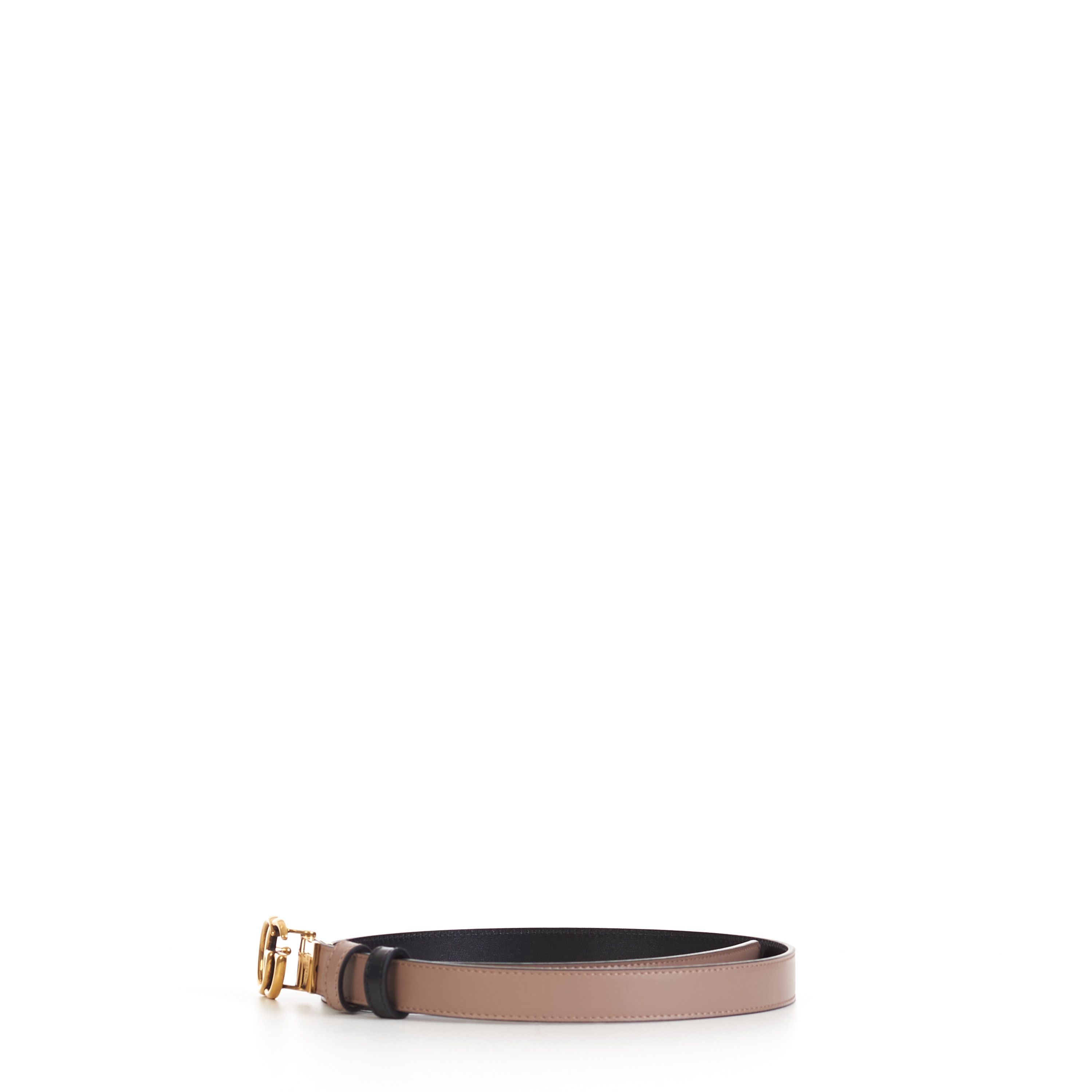 Gucci GG Marmont Reversible 2cm Belt In Pink And Black Leather Size ONE SIZE - 2 Thumbnail
