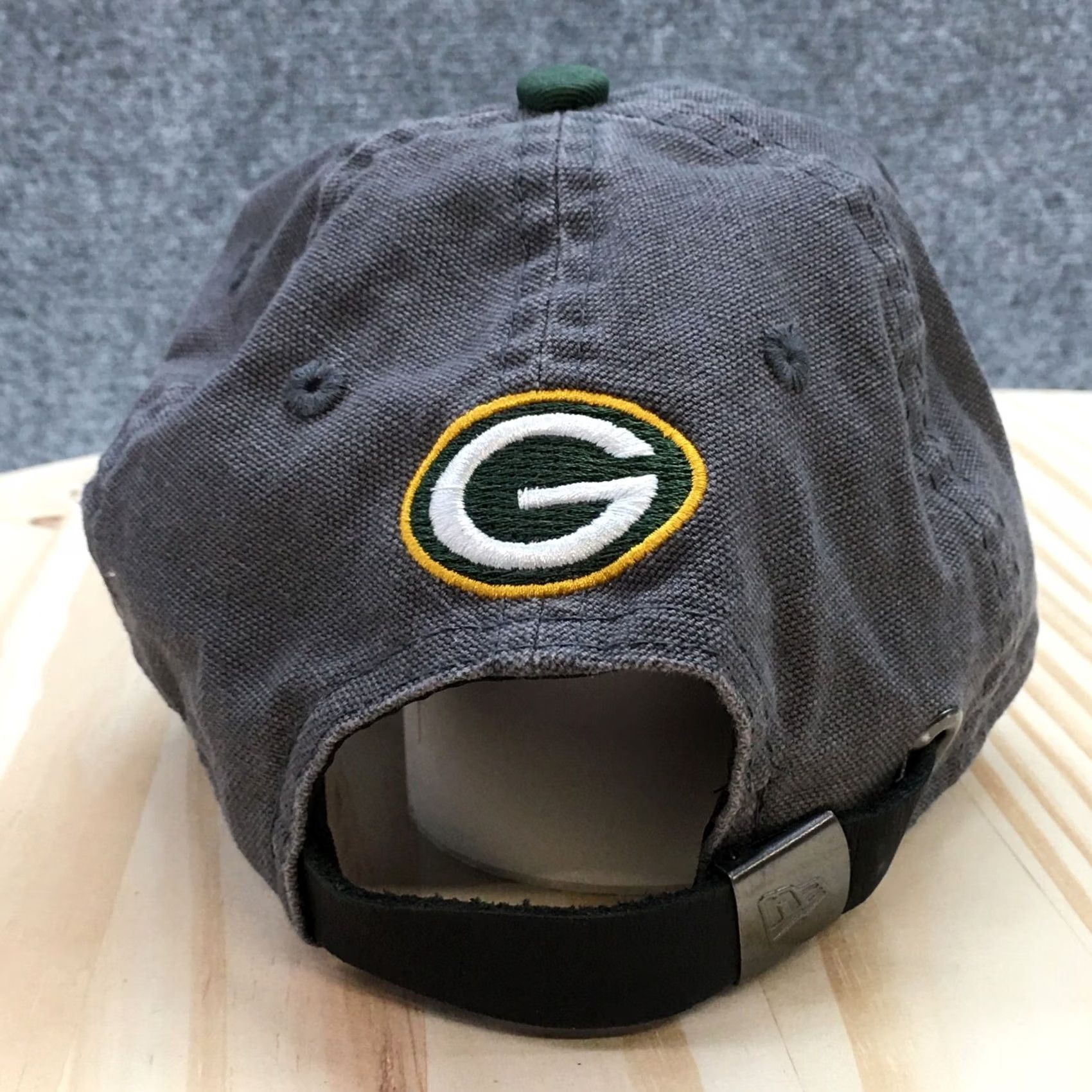 New Era New Era NFL Greenbay Packers Baseball Hat Mens Gray One Size Embroidered Logo Size ONE SIZE - 7 Thumbnail