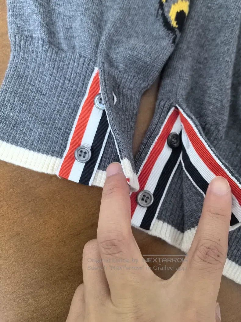Thom Browne Thom Browne Wool Cardigan Size US L / EU 52-54 / 3 - 2 Thumbnail