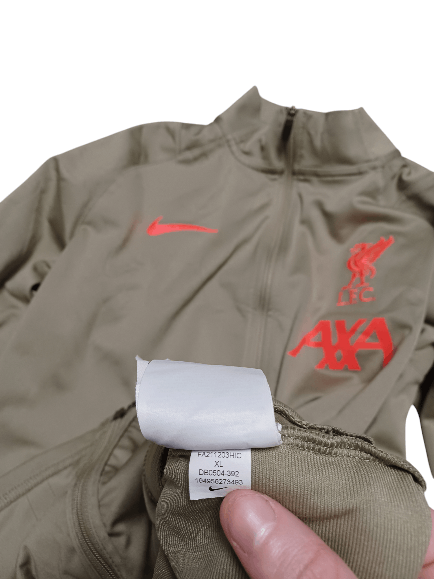 Nike NIKE FC LIVERPOOL TRAINING TRACK JACKET SOCCER FOOTBALL Size US S / EU 44-46 / 1 - 5 Thumbnail