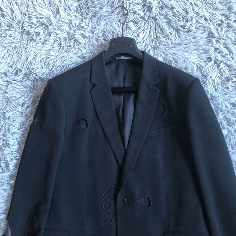 Dior Dior 17 shows wormhole destruction wool suit 2501-Nextarrow Size 50R - 2 Thumbnail
