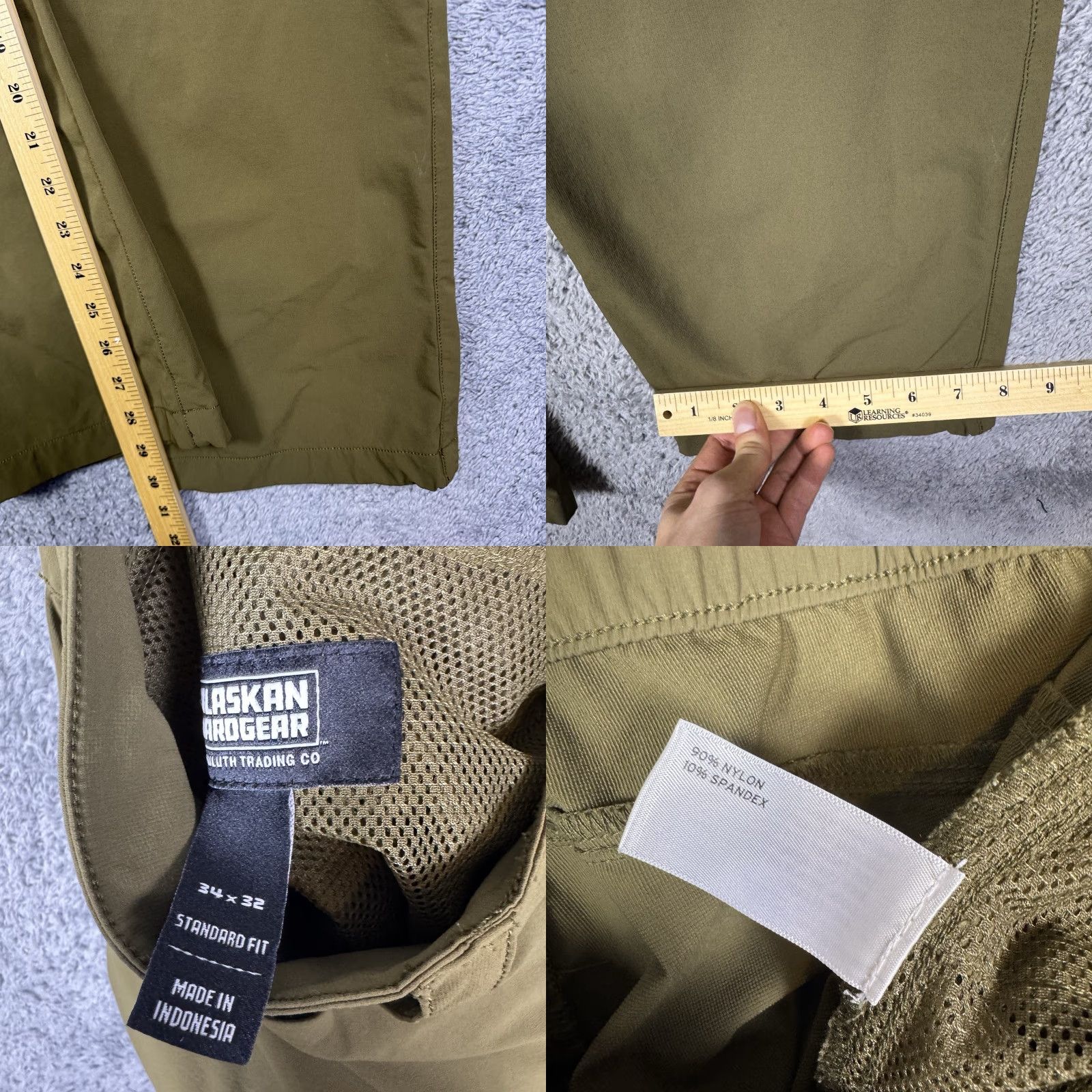 Vintage Alaskan Hardgear Pants Mens 34x32 Roadless Standard Softshell Cargo Hike 91322 Mens Pants Cargo Pockets Green 34in Inseam 32in Regular MSR 91322 Size US 34 / EU 50 - 8 Thumbnail
