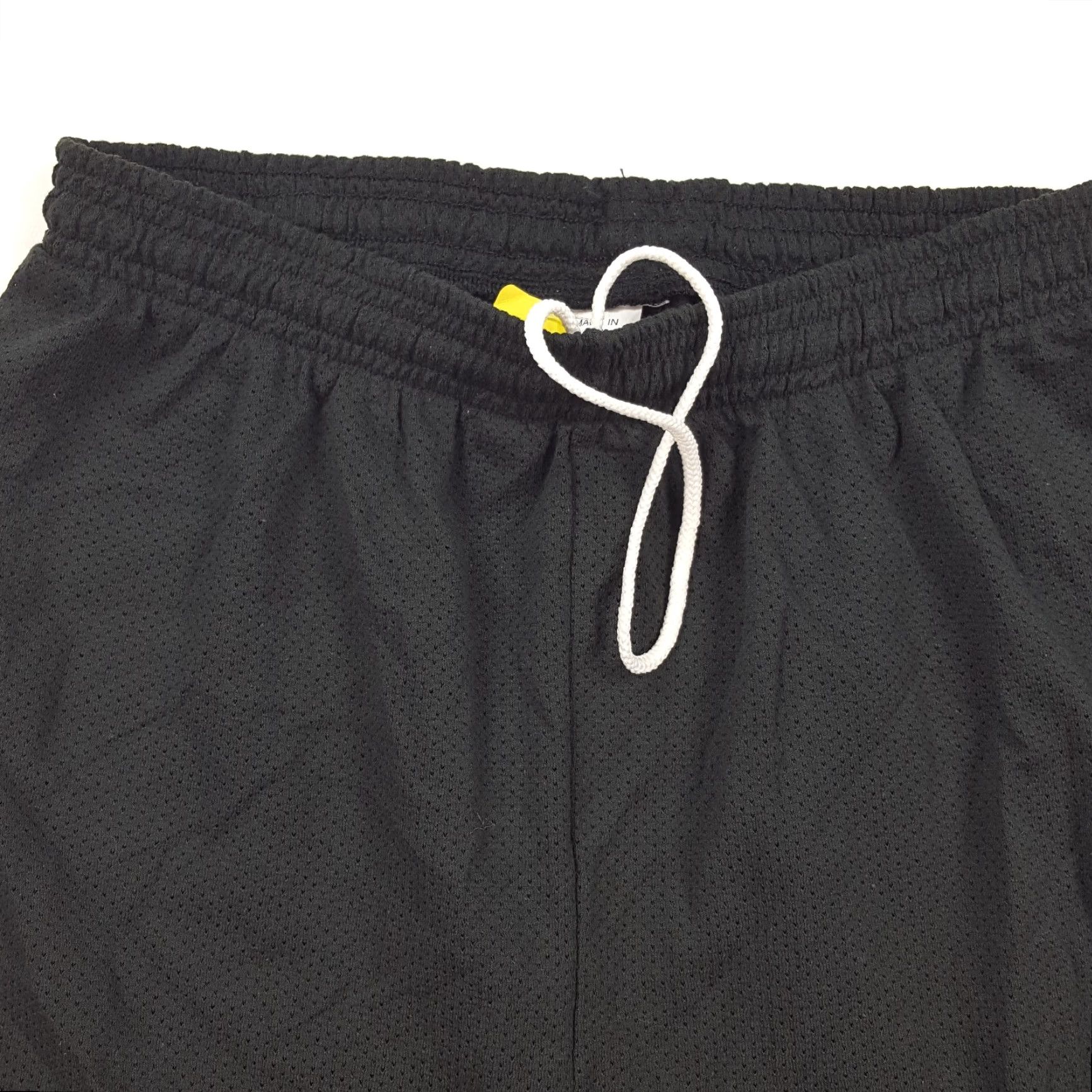 Vintage VINTAGE 80s 90s Basketball Jersey Men's Large Black Drawstring Athletic Shorts USA Made Sports Size US L / EU 52-54 / 3 - 2 Thumbnail