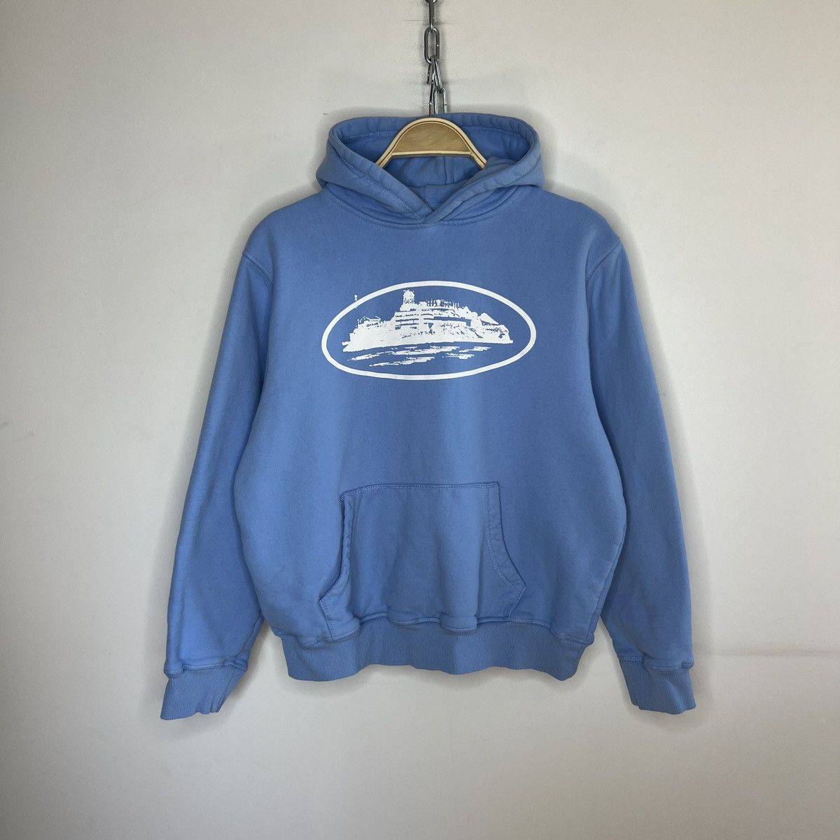 Corteiz Corteiz Blue Y2K Hoodie Big Logo Sweatshirt Size US S / EU 44-46 / 1 - 1 Thumbnail