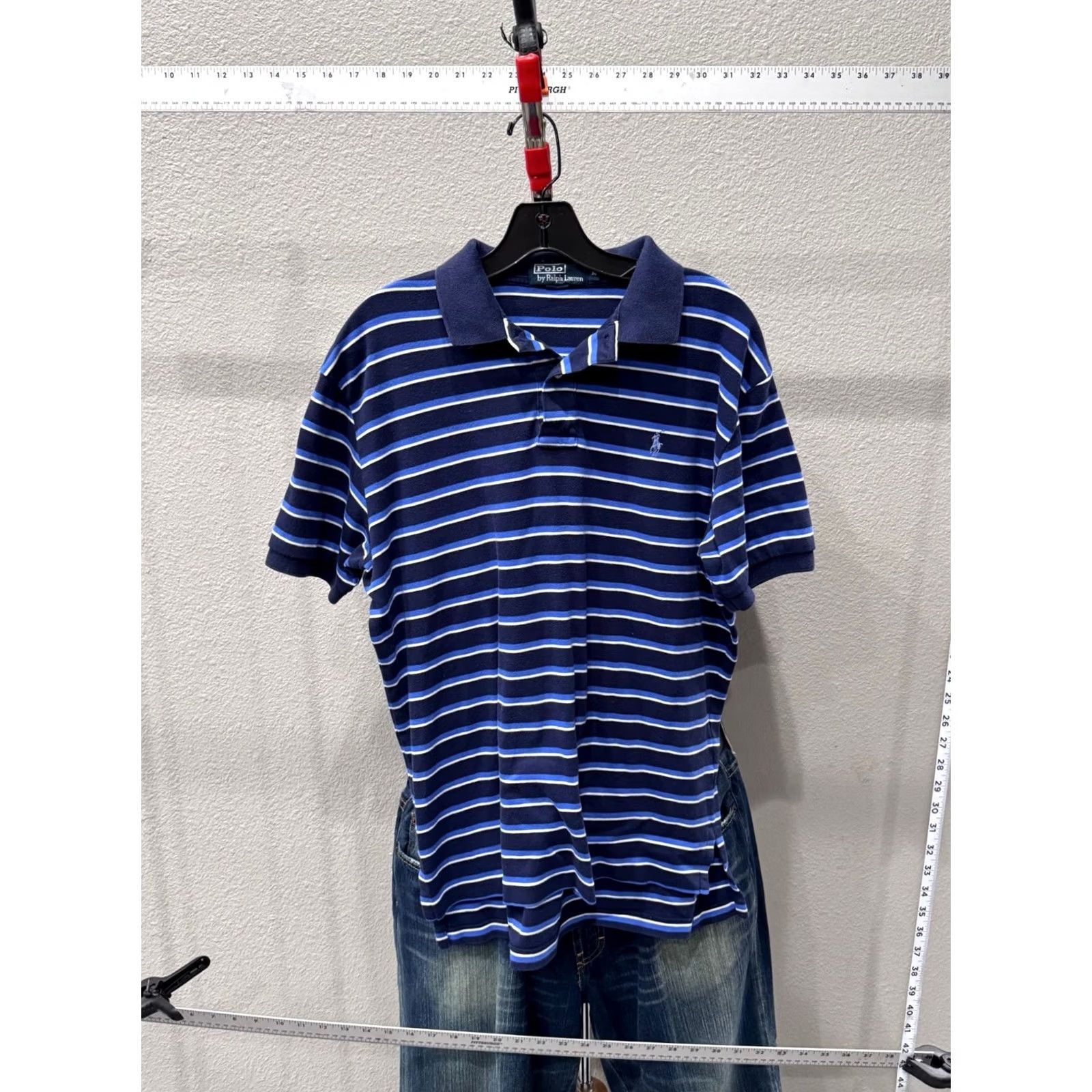 Polo Ralph Lauren Polo Ralph Lauren Rugby POLO SHIRT Blue Stripe Medium Mens Size US M / EU 48-50 / 2 - 3 Thumbnail